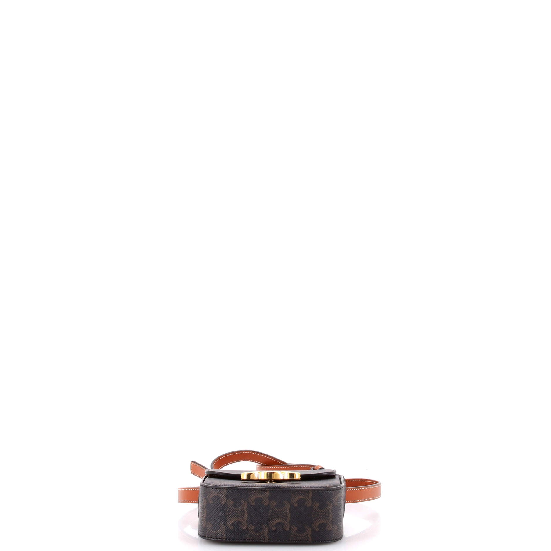 Triomphe Shoulder Bag Triomphe Coated Canvas Mini