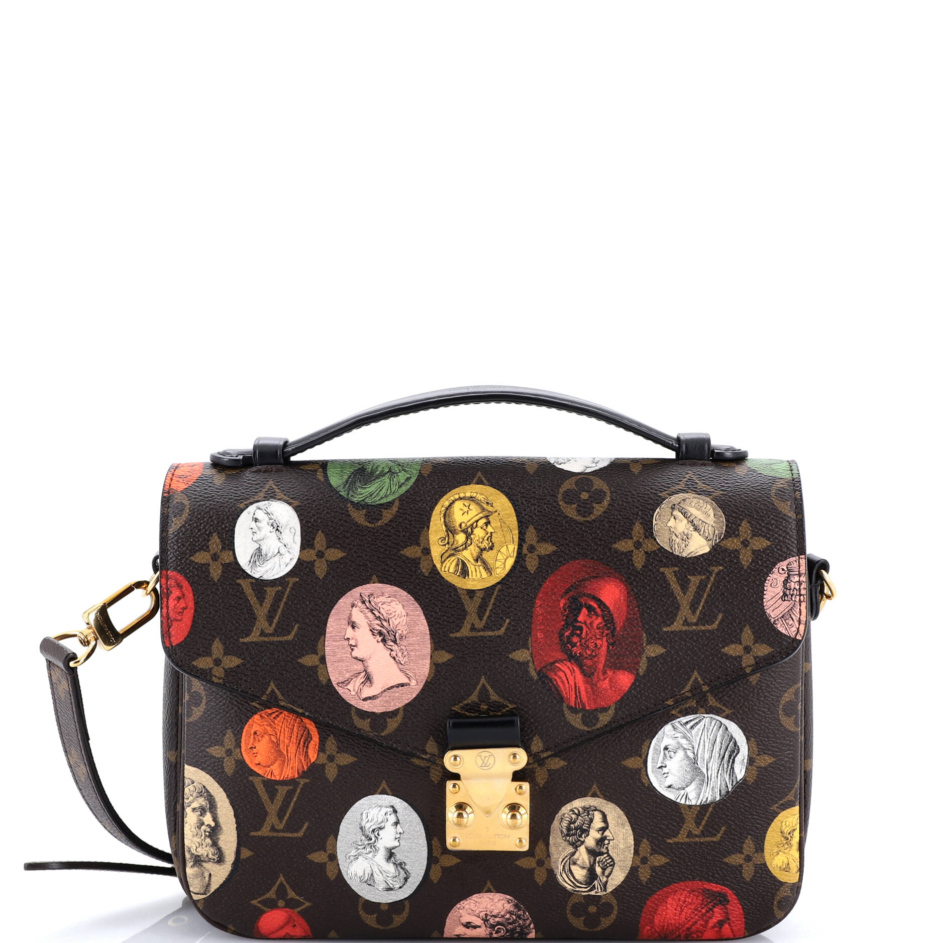 Pochette Metis Limited Edition Fornasetti Cameo Monogram Canvas