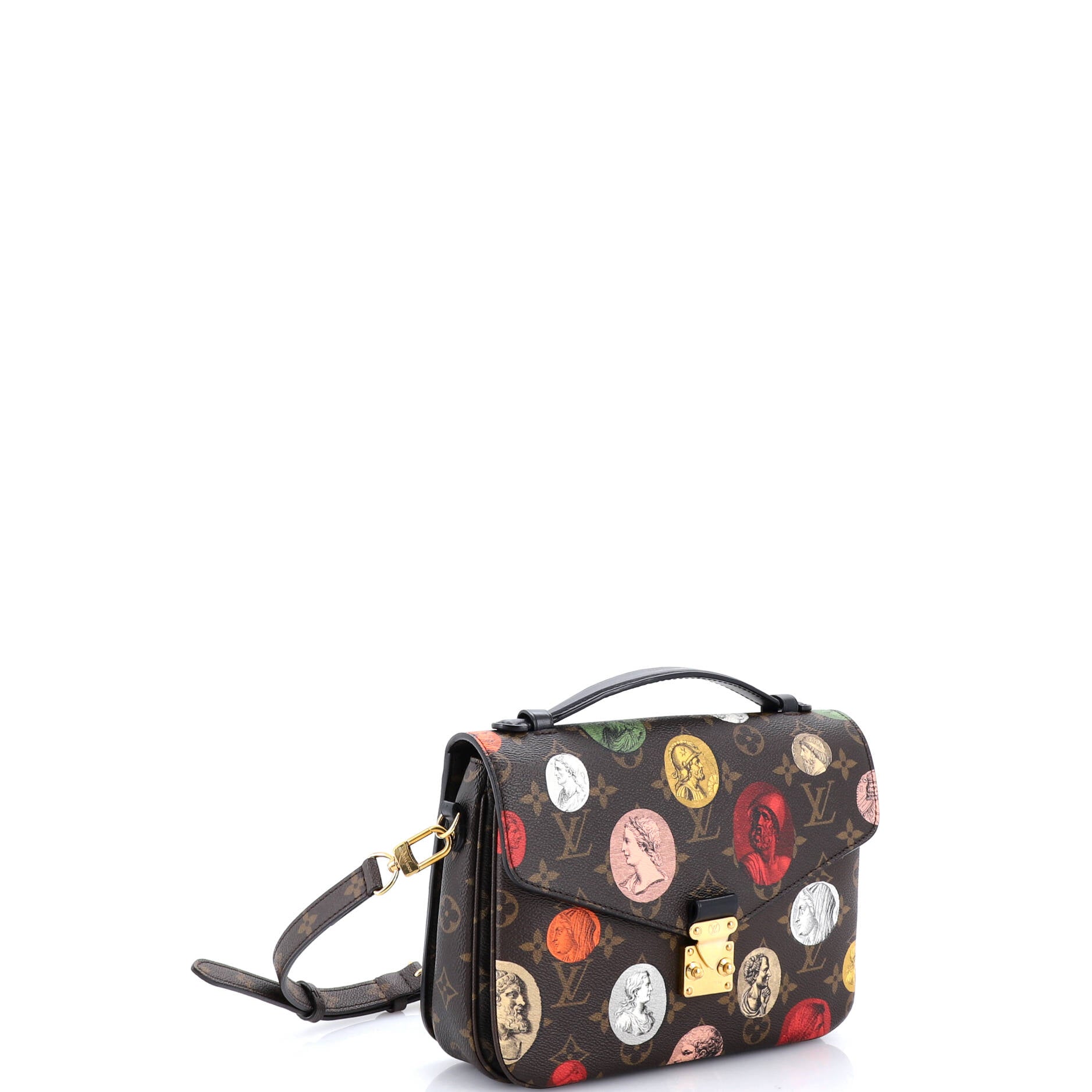 Pochette Metis Limited Edition Fornasetti Cameo Monogram Canvas