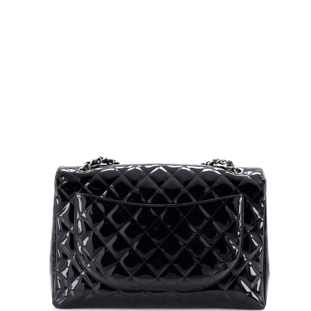 Vintage Classic Single Flap Bag Quilted Patent Maxi
