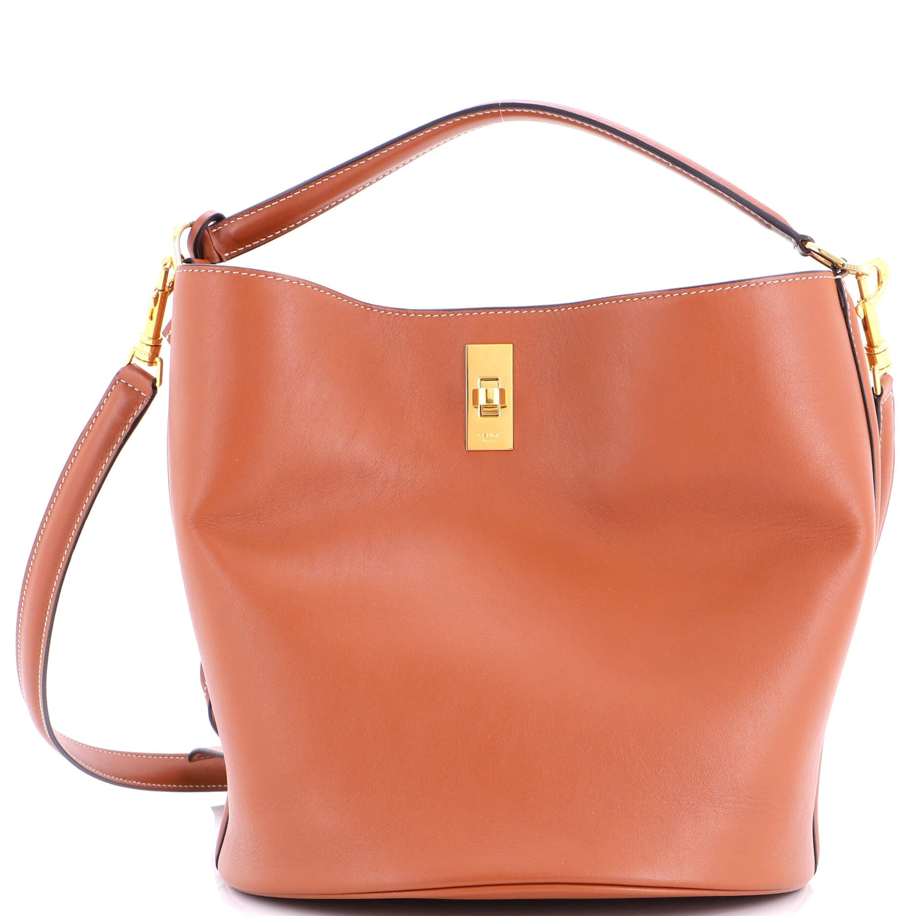 Bucket 16 Bag Leather