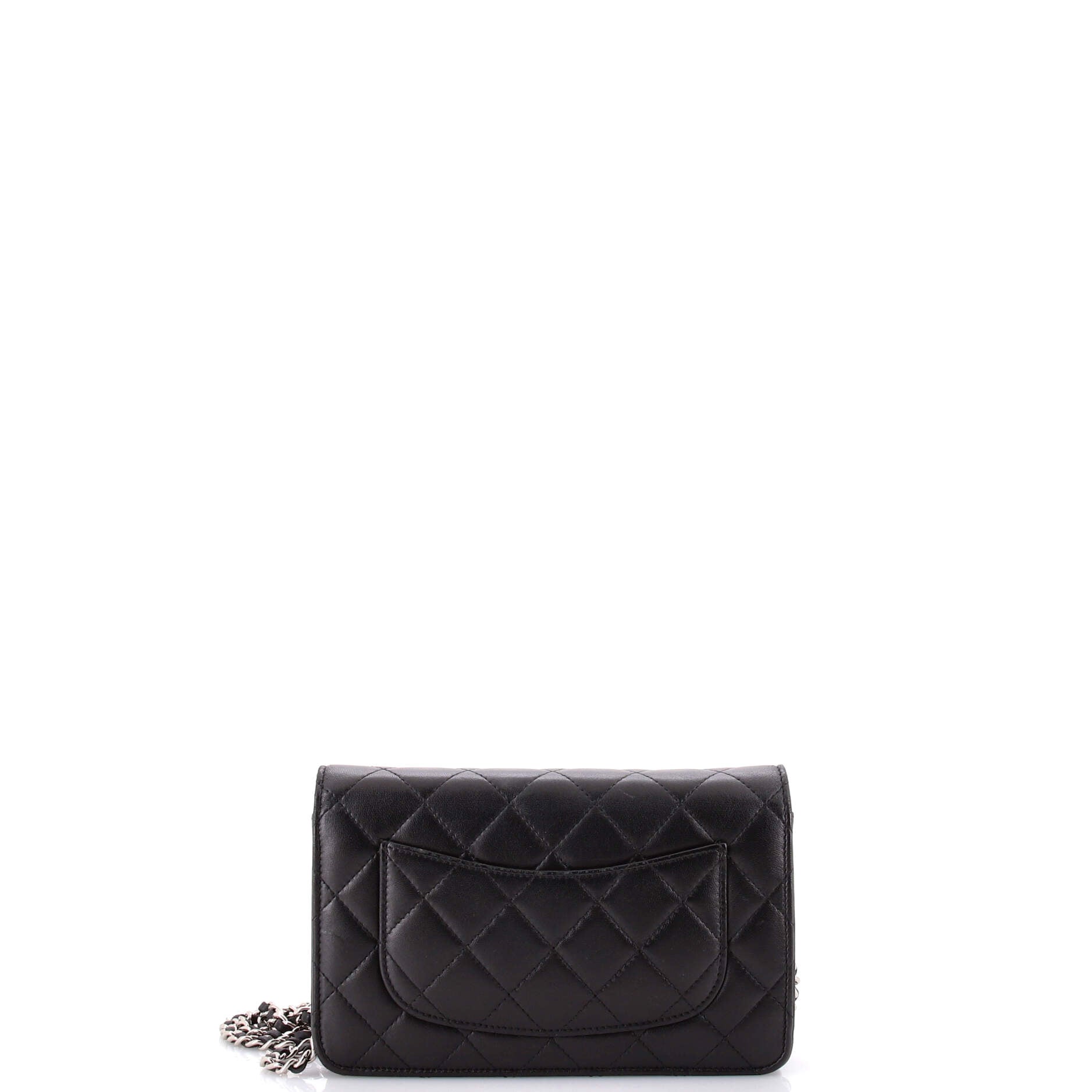 Wallet on Chain Quilted Lambskin