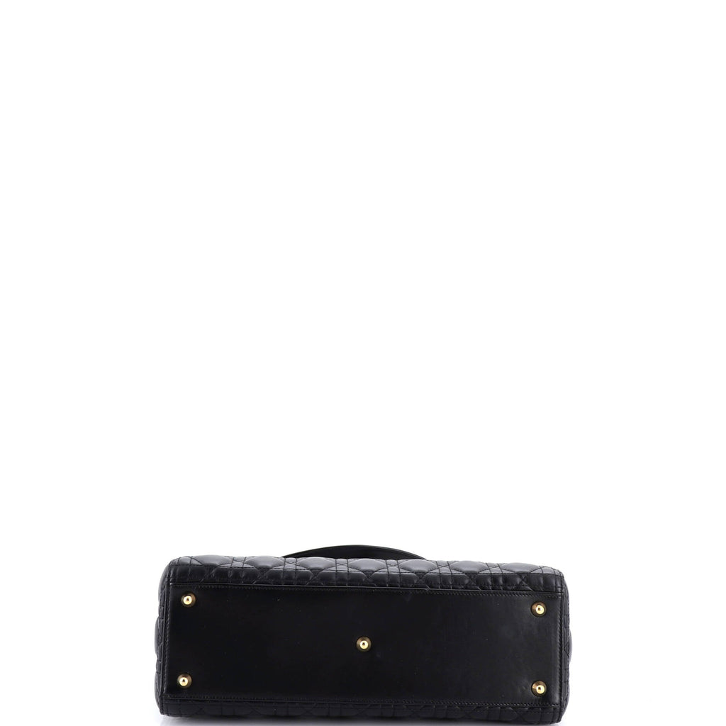 Lady Dior Bag Cannage Quilt Lambskin Large