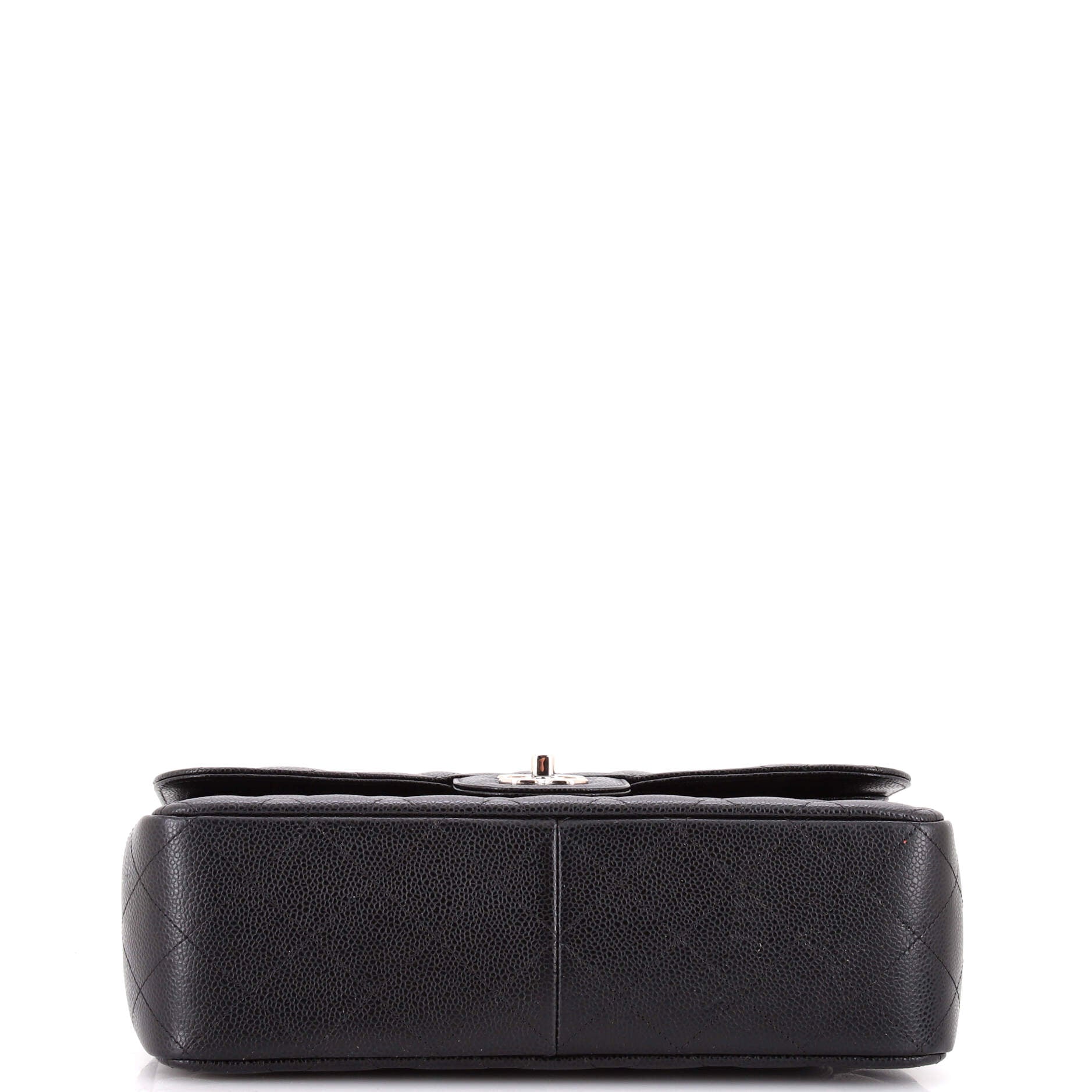 Classic Double Flap Bag Quilted Caviar Jumbo