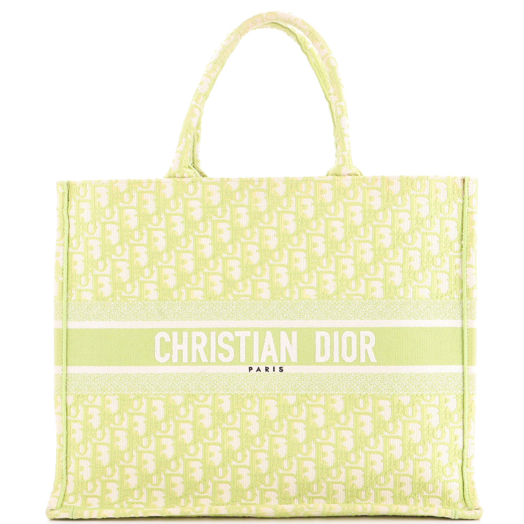 Book Tote Oblique Canvas Large
