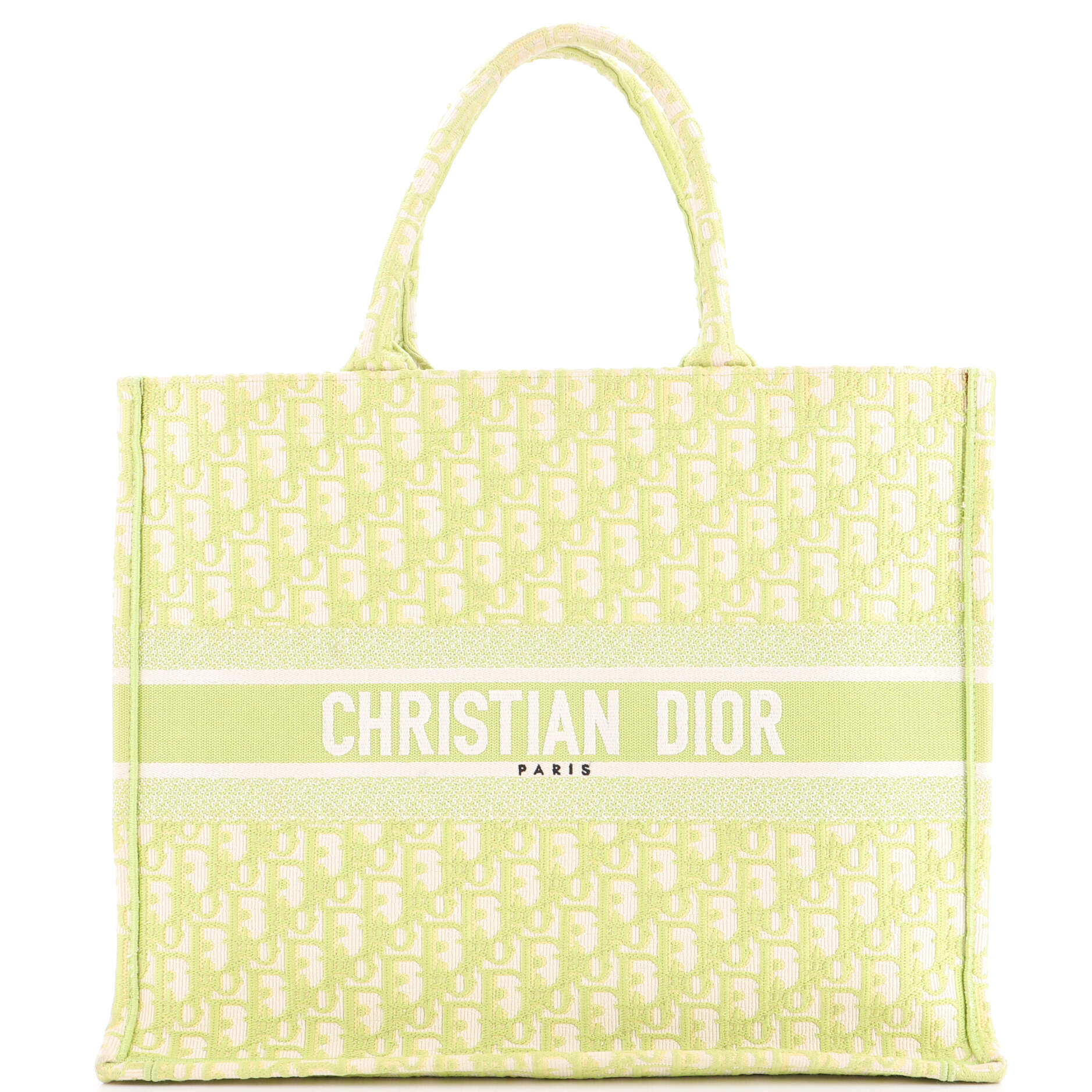 Book Tote Oblique Canvas Large