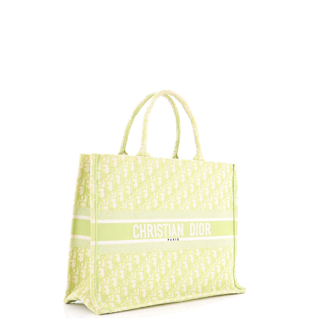 Book Tote Oblique Canvas Large