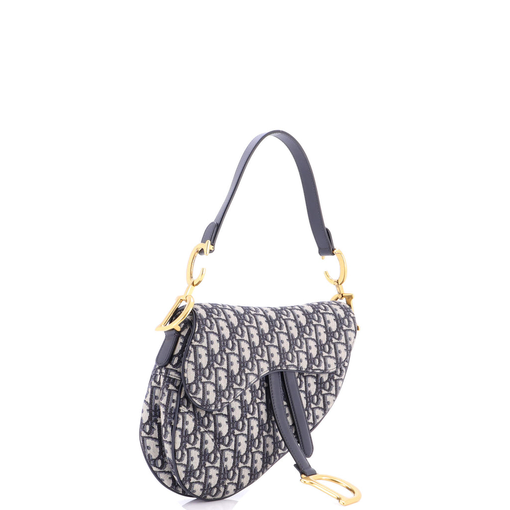 Saddle Handbag Oblique Canvas Medium