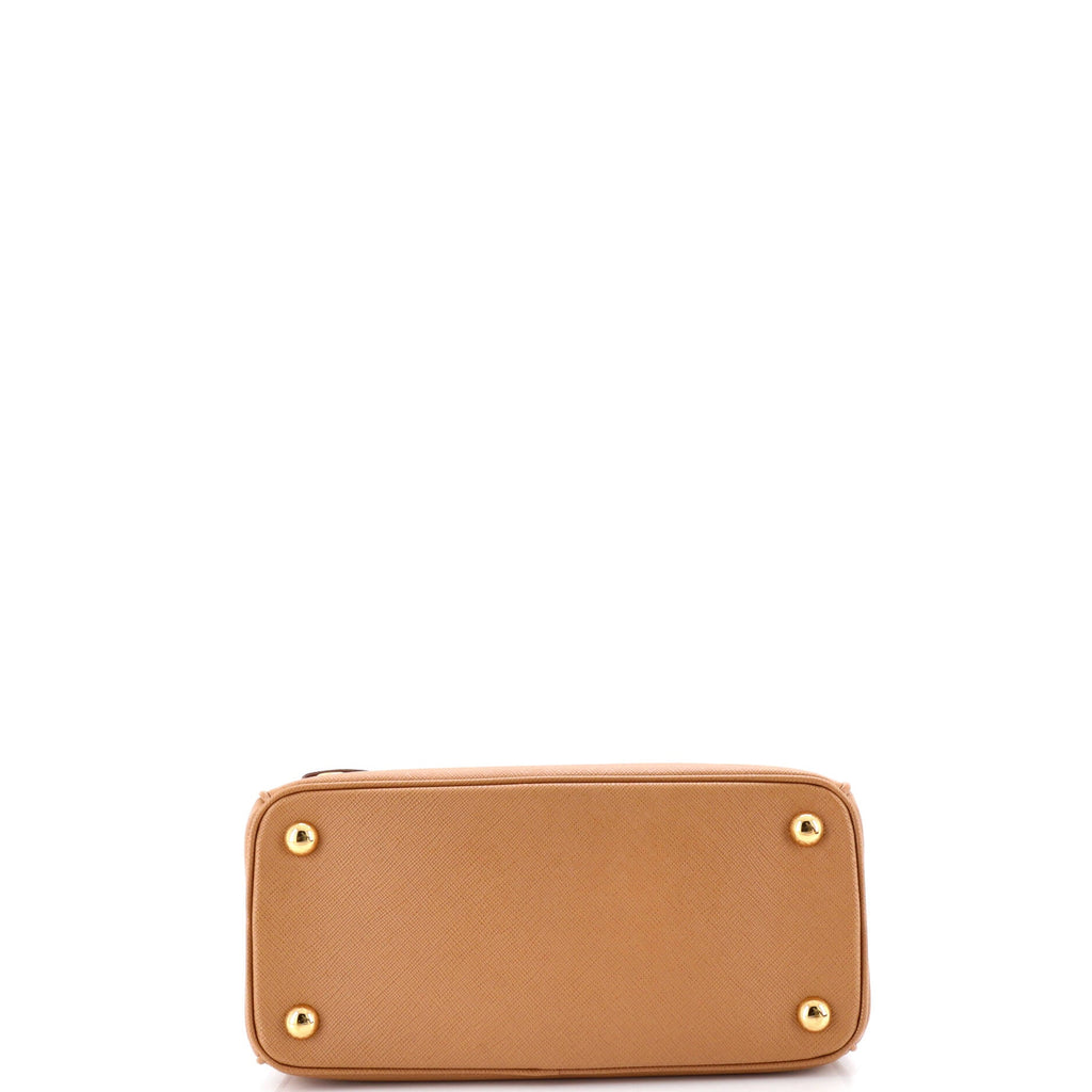 Galleria Double Zip Tote Saffiano Leather Small