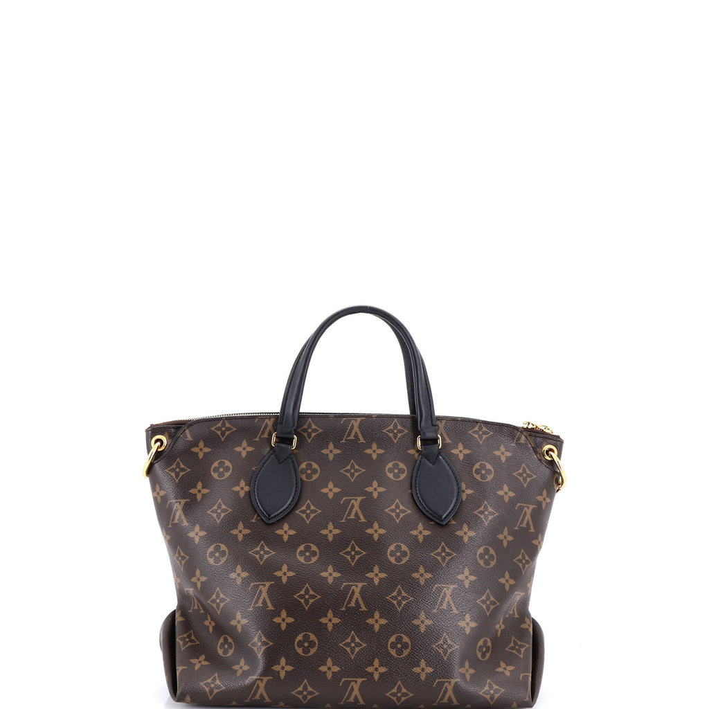 Flower Zipped Tote Monogram Canvas MM