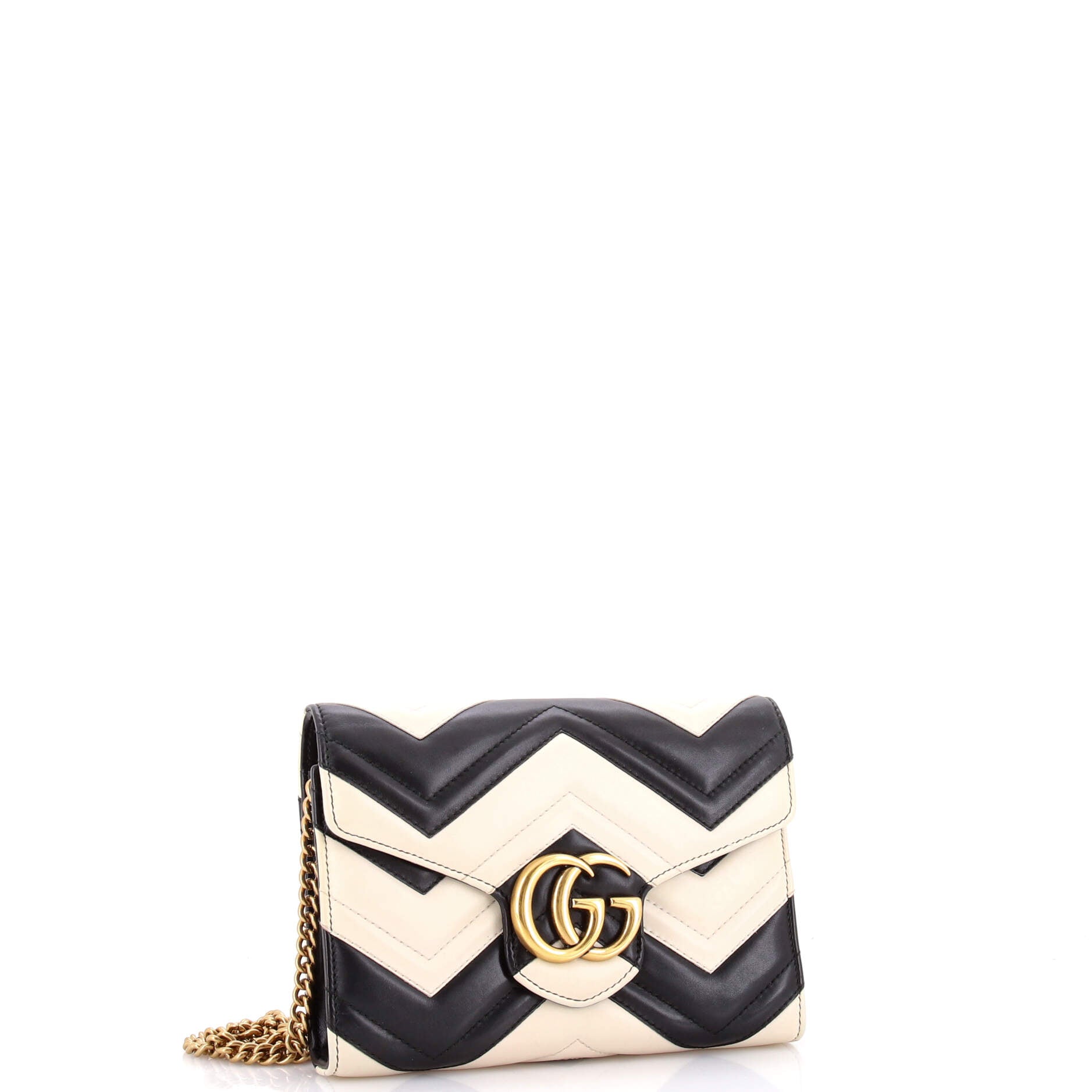 GG Marmont Chain Wallet Matelasse Leather Mini