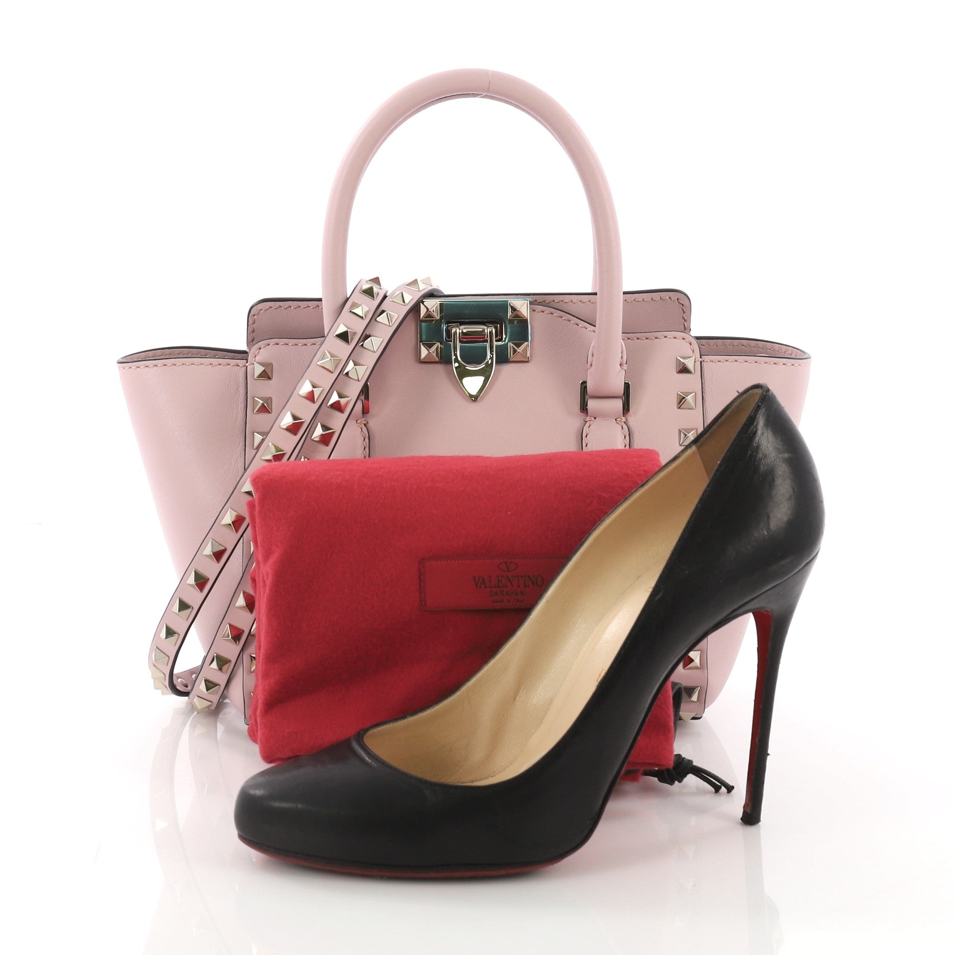 Rockstud Tote Rigid Leather Mini