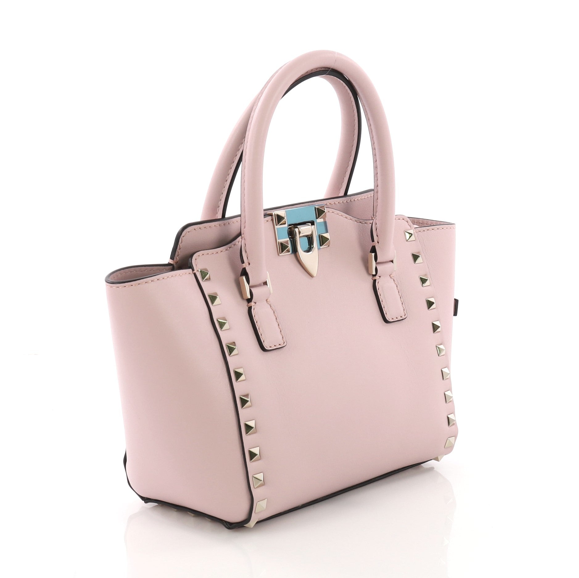 Rockstud Tote Rigid Leather Mini
