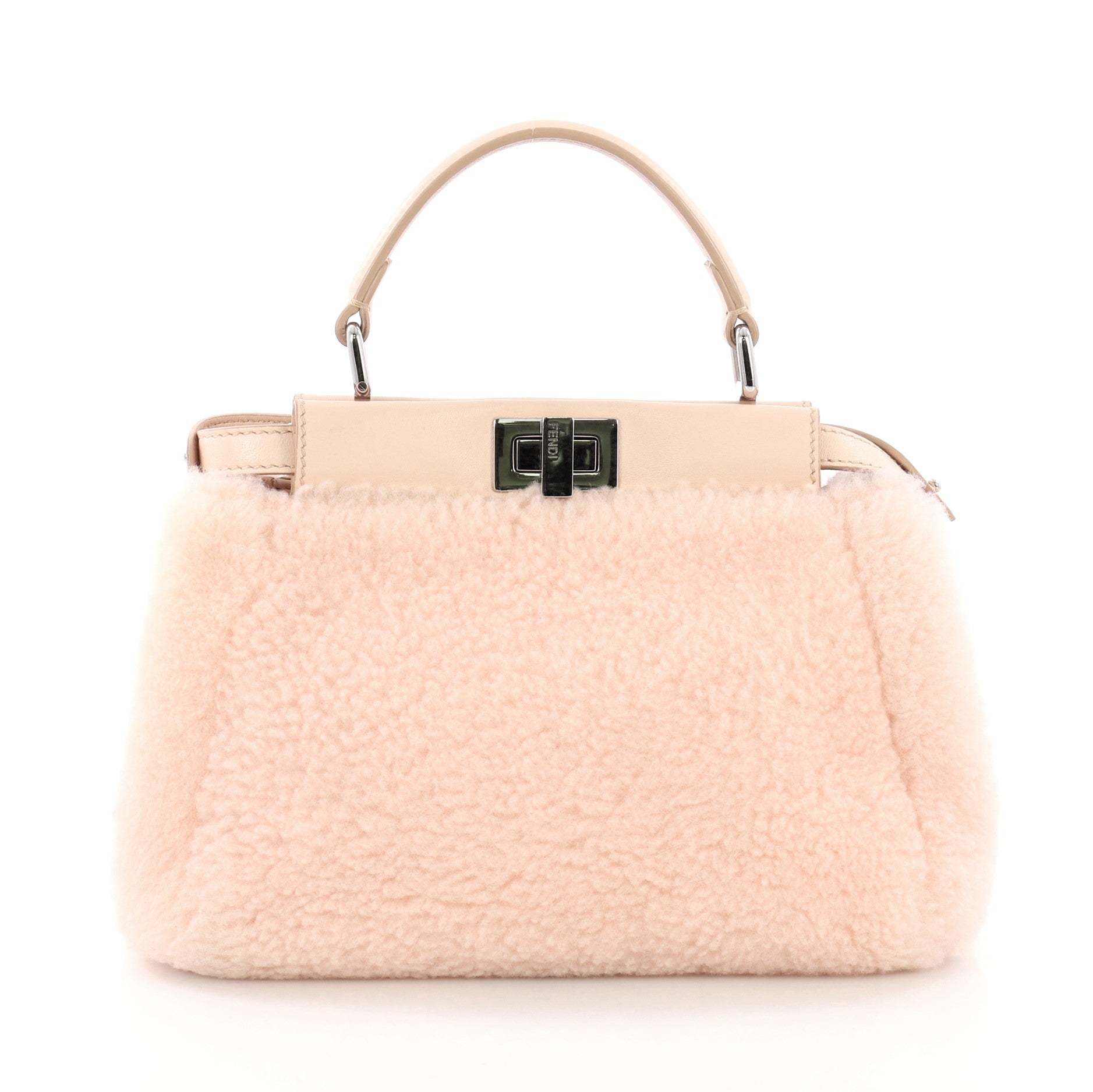 Peekaboo Handbag Shearling Mini