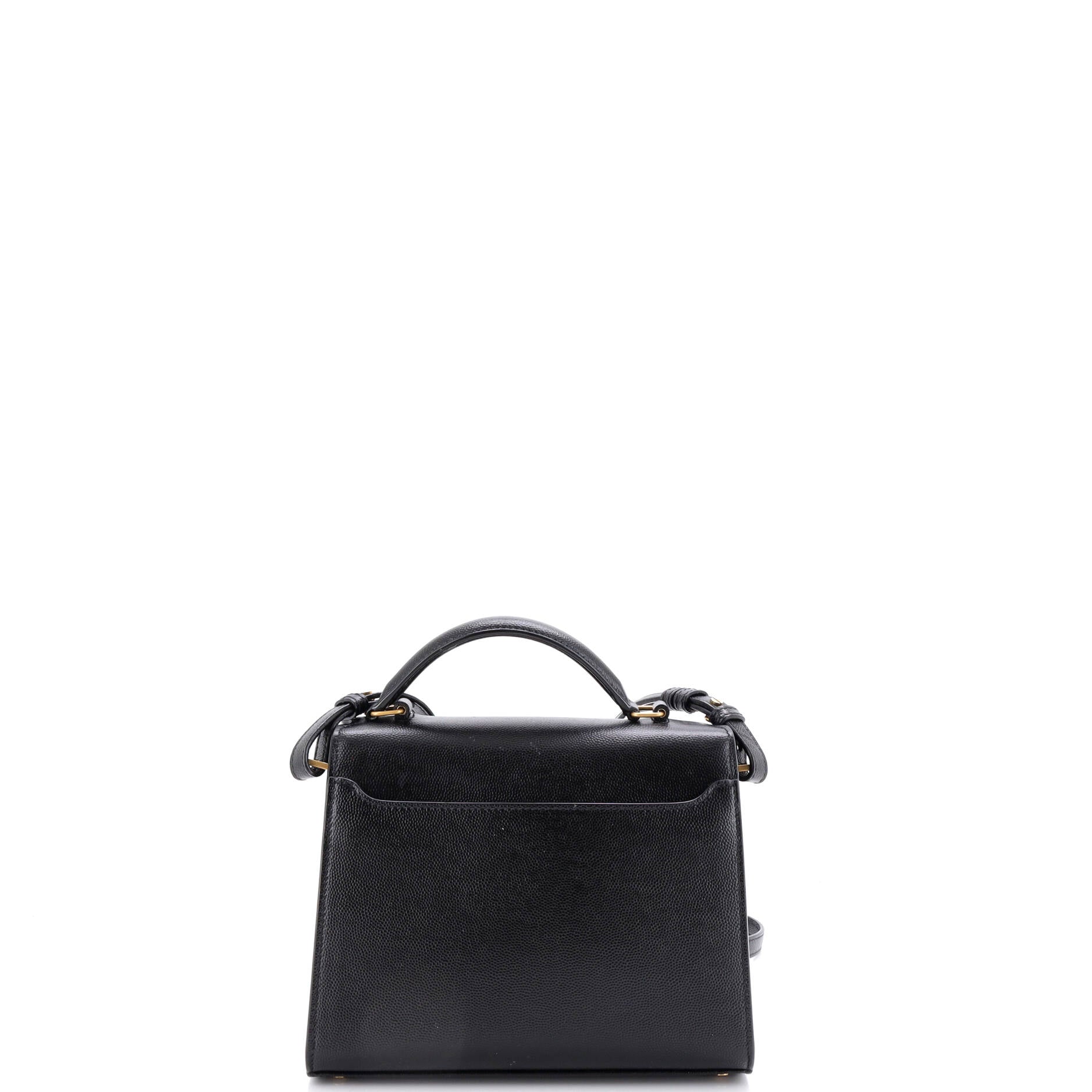 Cassandra Top Handle Bag Leather Mini