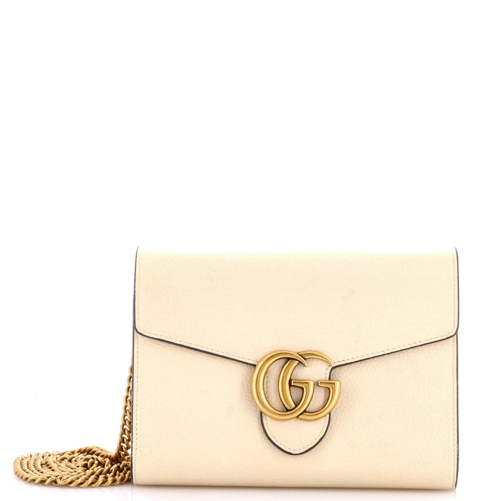 GG Marmont Chain Wallet Leather Mini