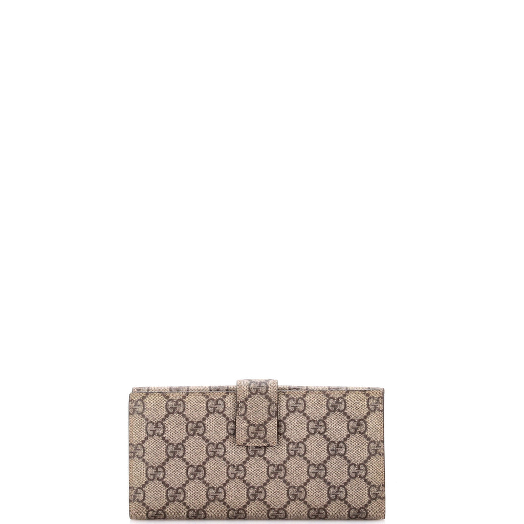 GG Charm Continental Wallet GG Coated Canvas