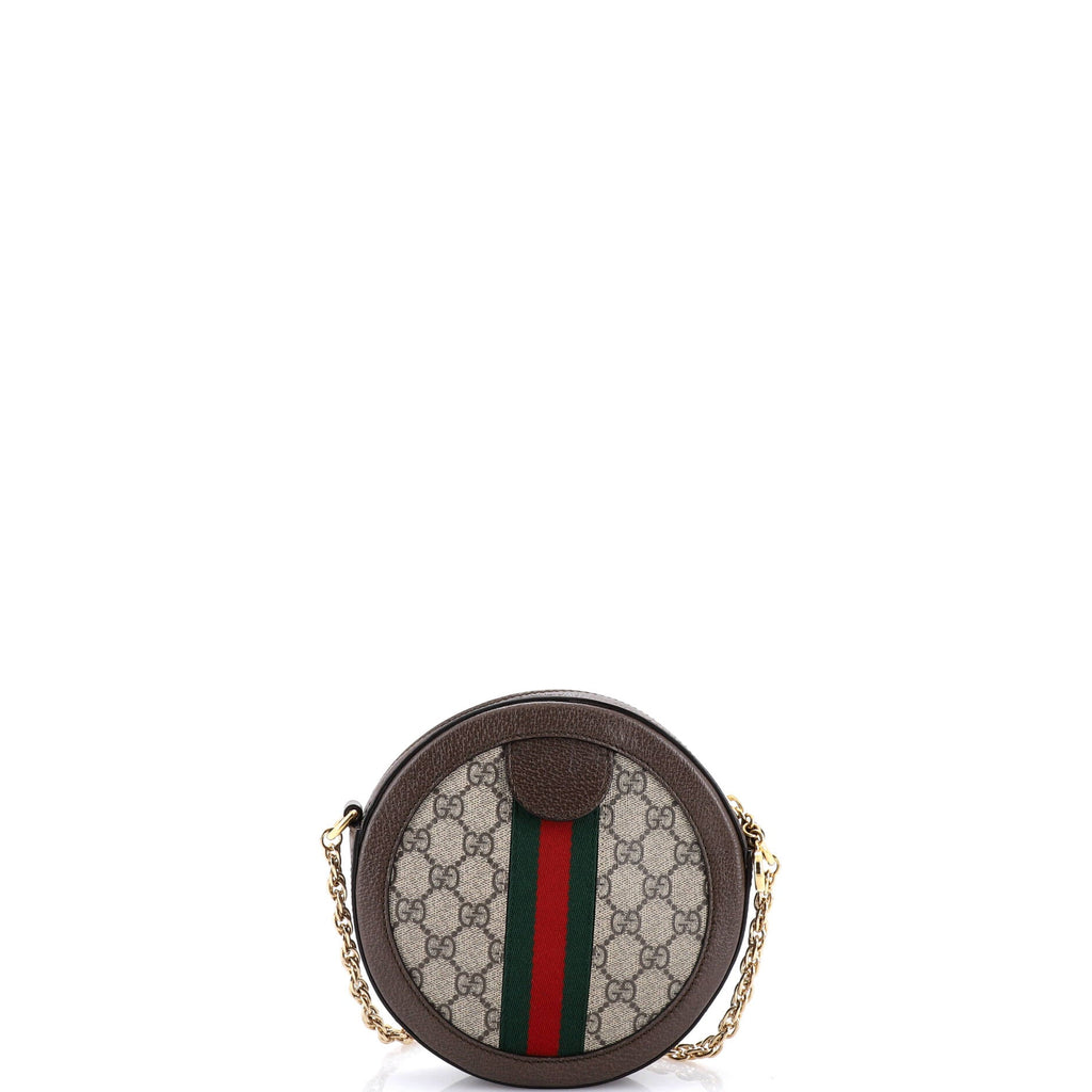 Ophidia Round Backpack GG Coated Canvas Mini