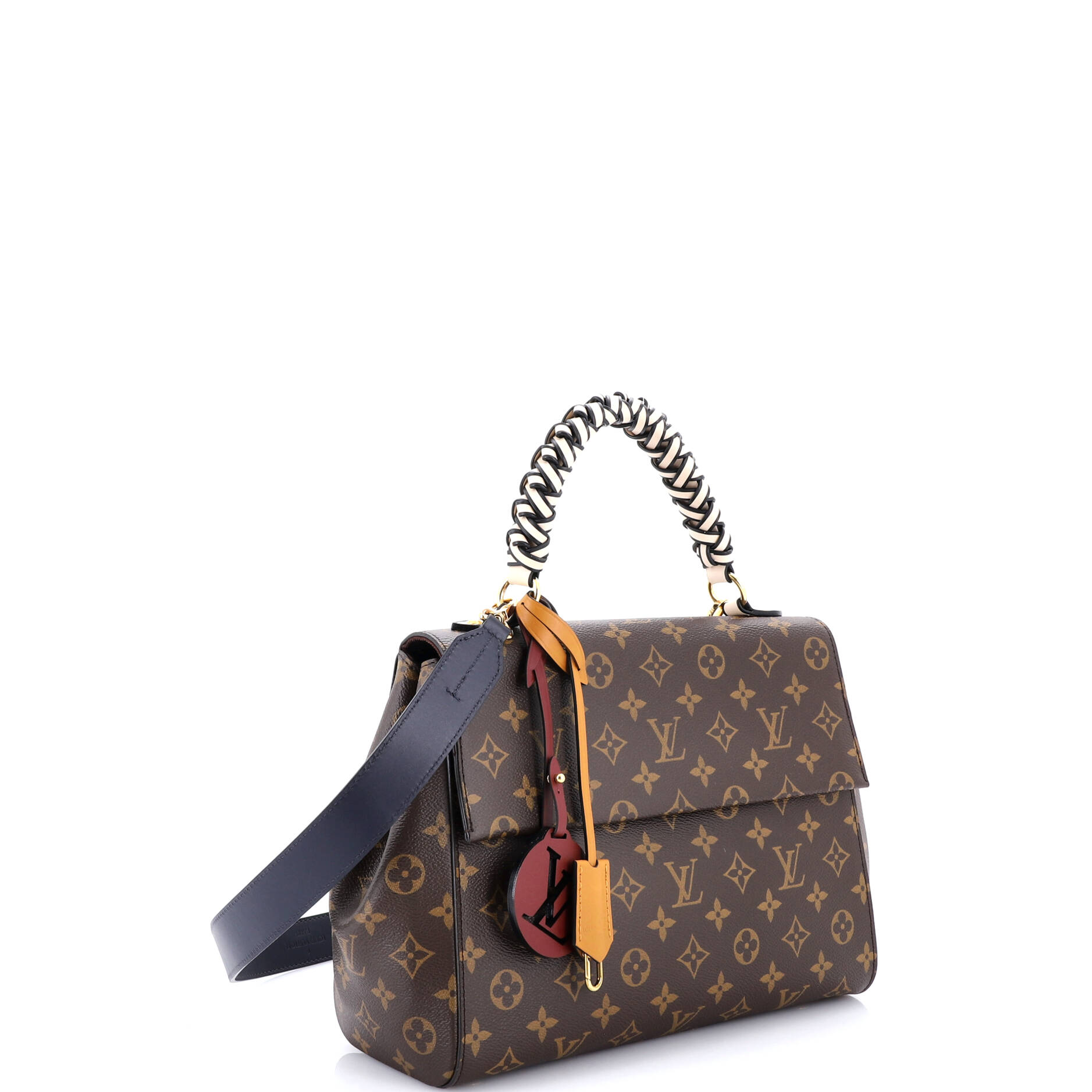 Braided Handle Cluny Bag Monogram Canvas MM