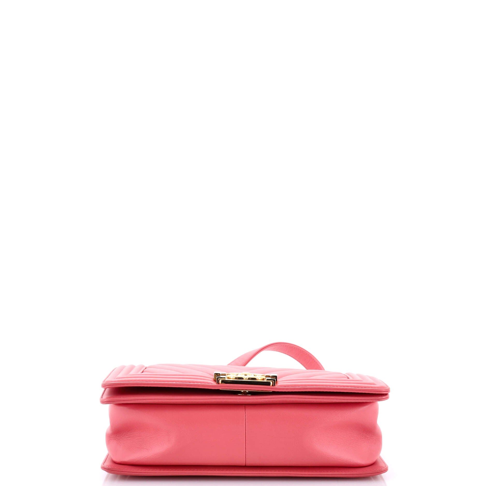 Boy Flap Bag Chevron Calfskin Old Medium