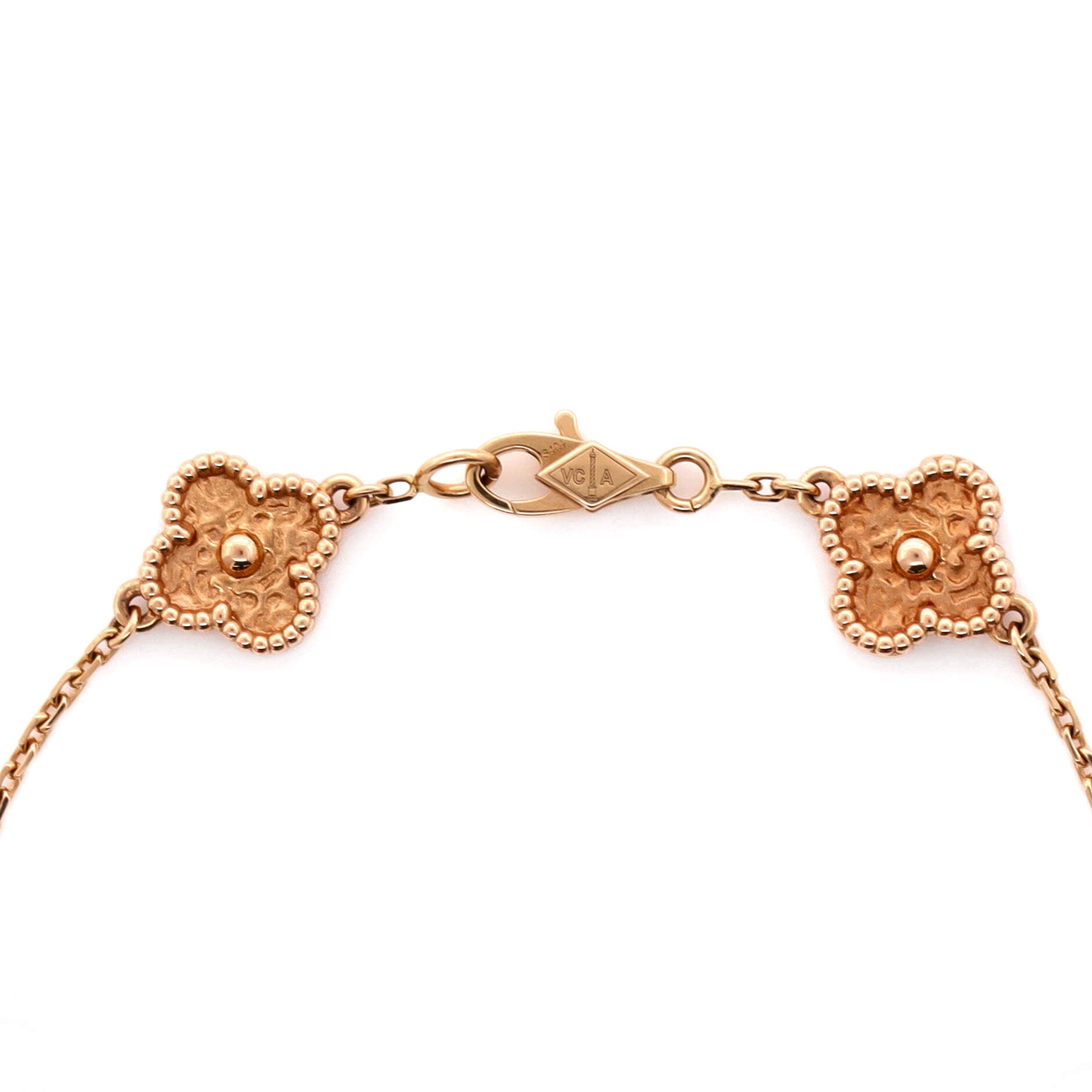 Sweet Alhambra 6 Motifs Bracelet 18K Rose Gold