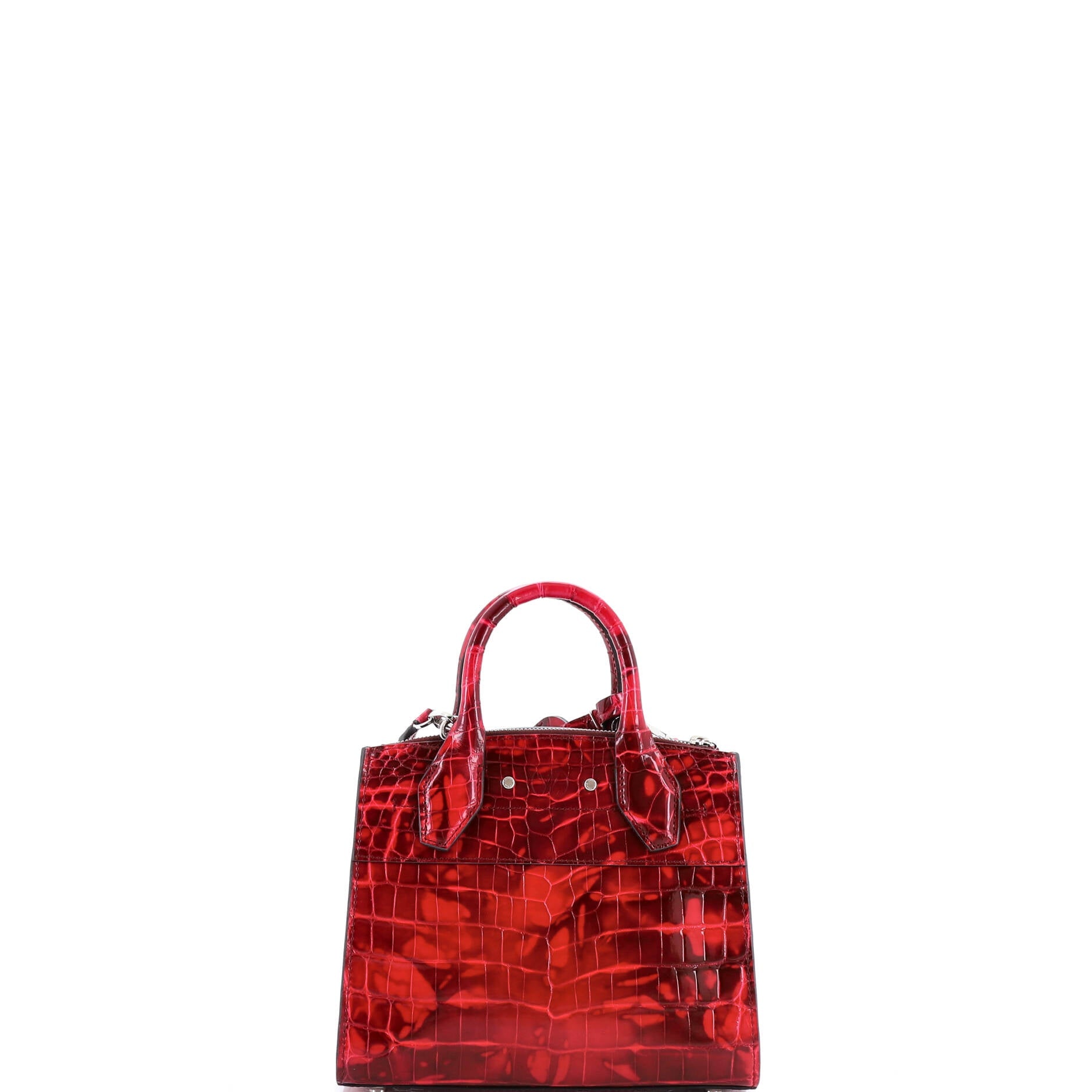 City Steamer Handbag Crocodile Mini