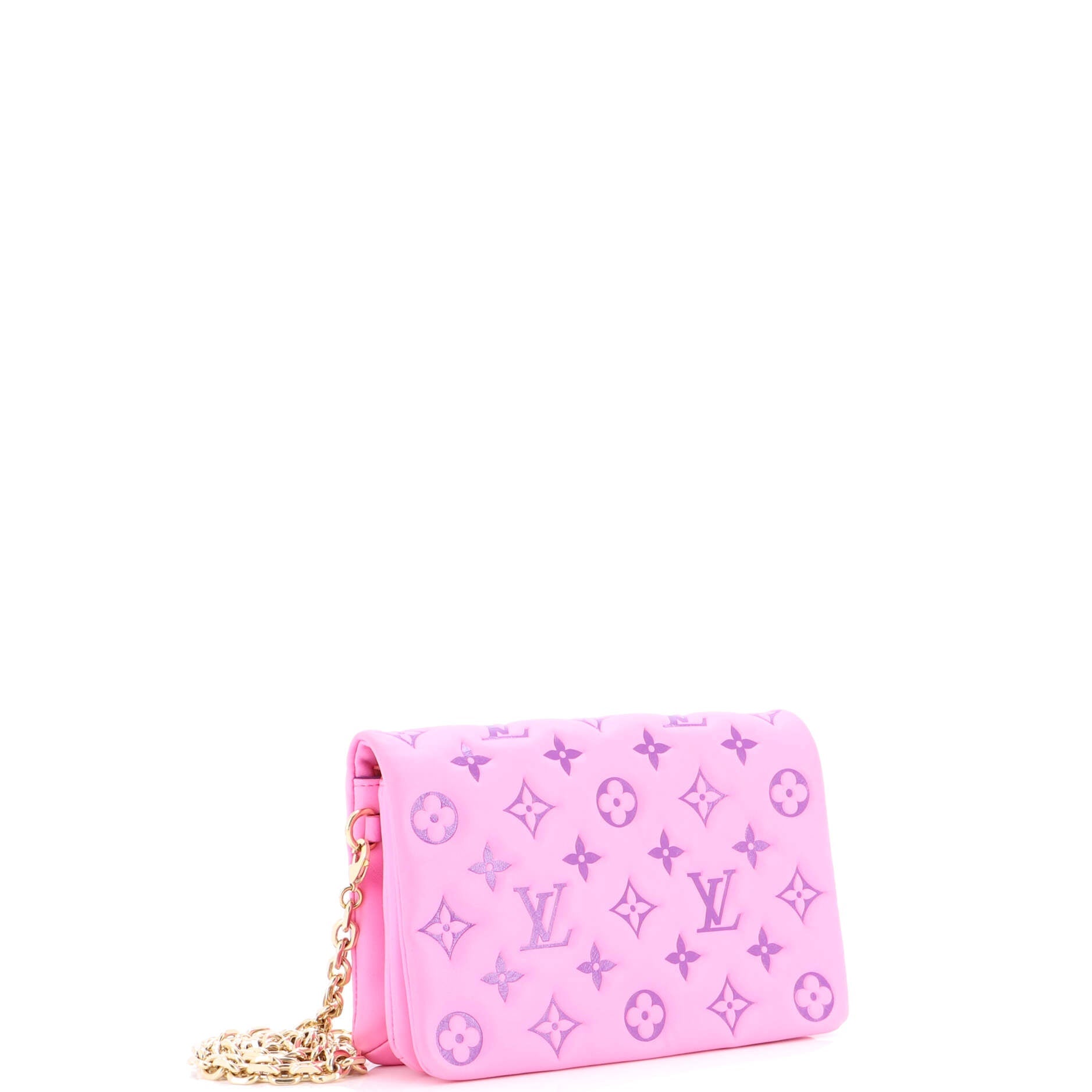 Coussin Pochette Monogram Embossed Lambskin