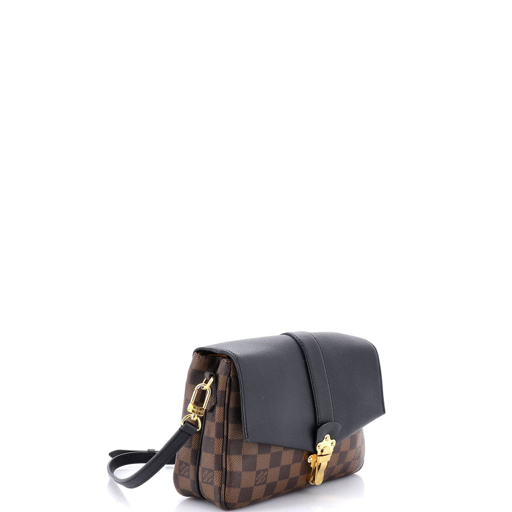 Clapton Handbag Damier and Leather PM