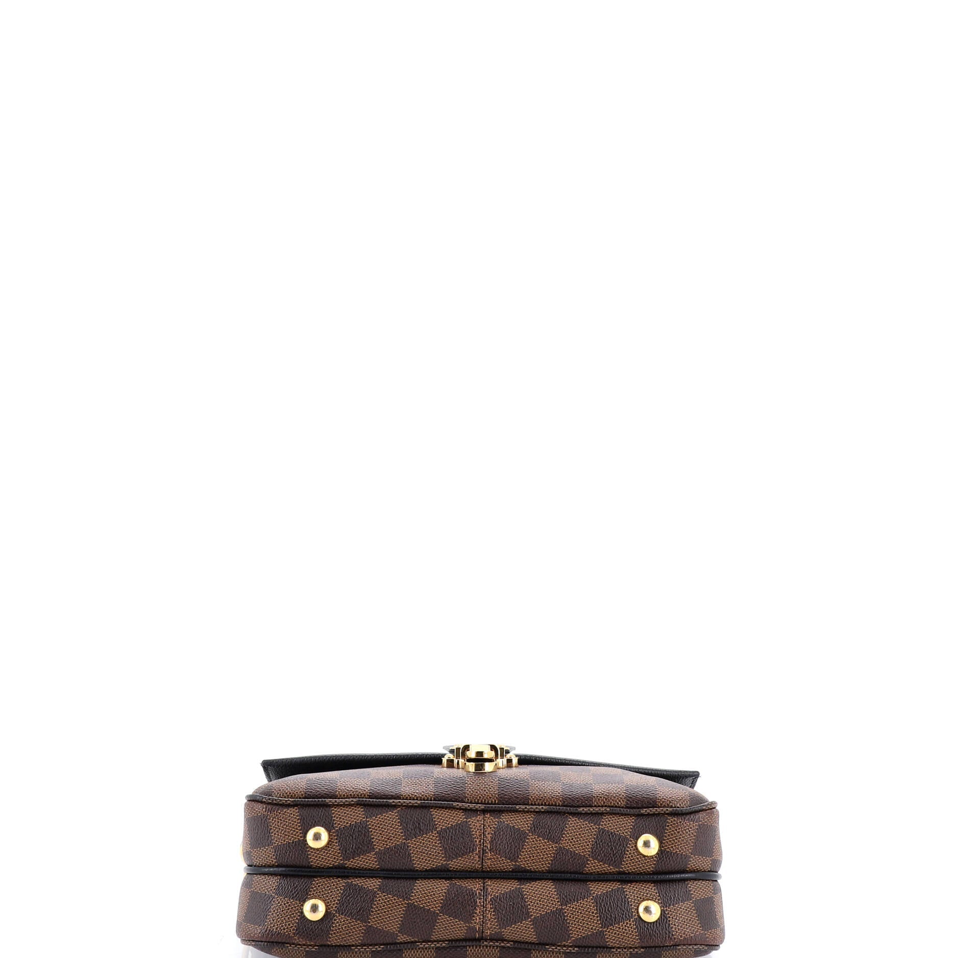 Clapton Handbag Damier and Leather PM
