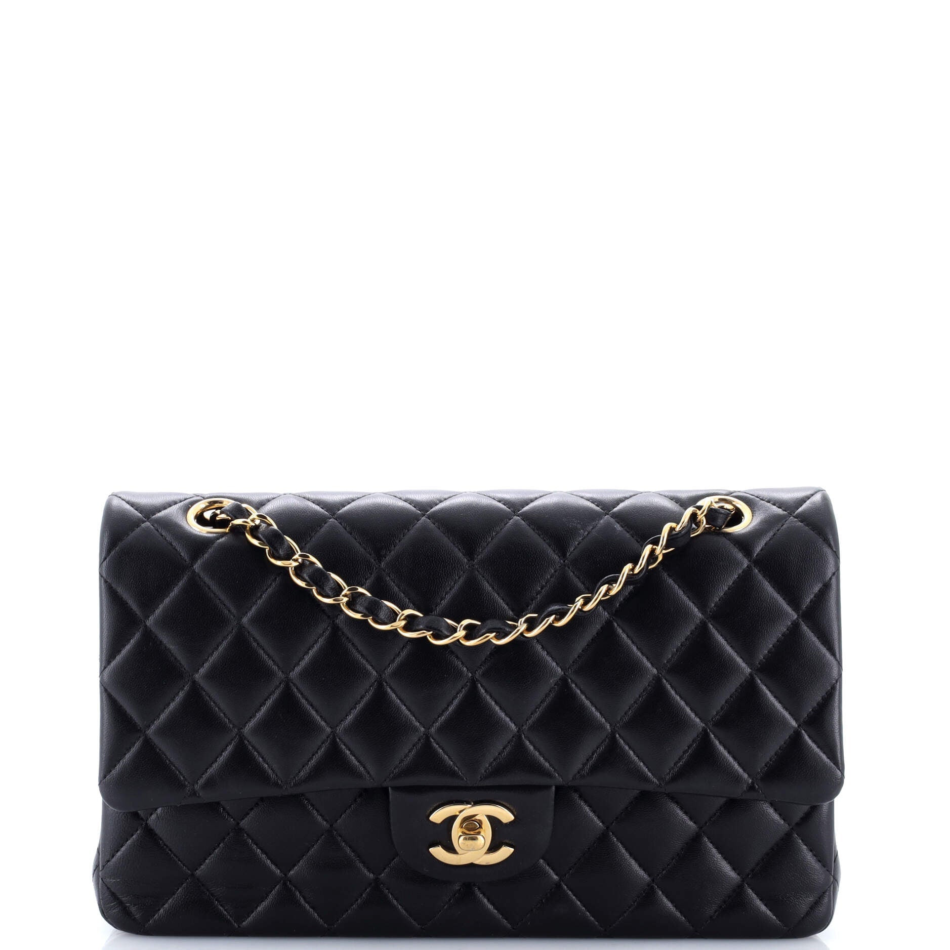 Classic Double Flap Bag Quilted Lambskin Medium
