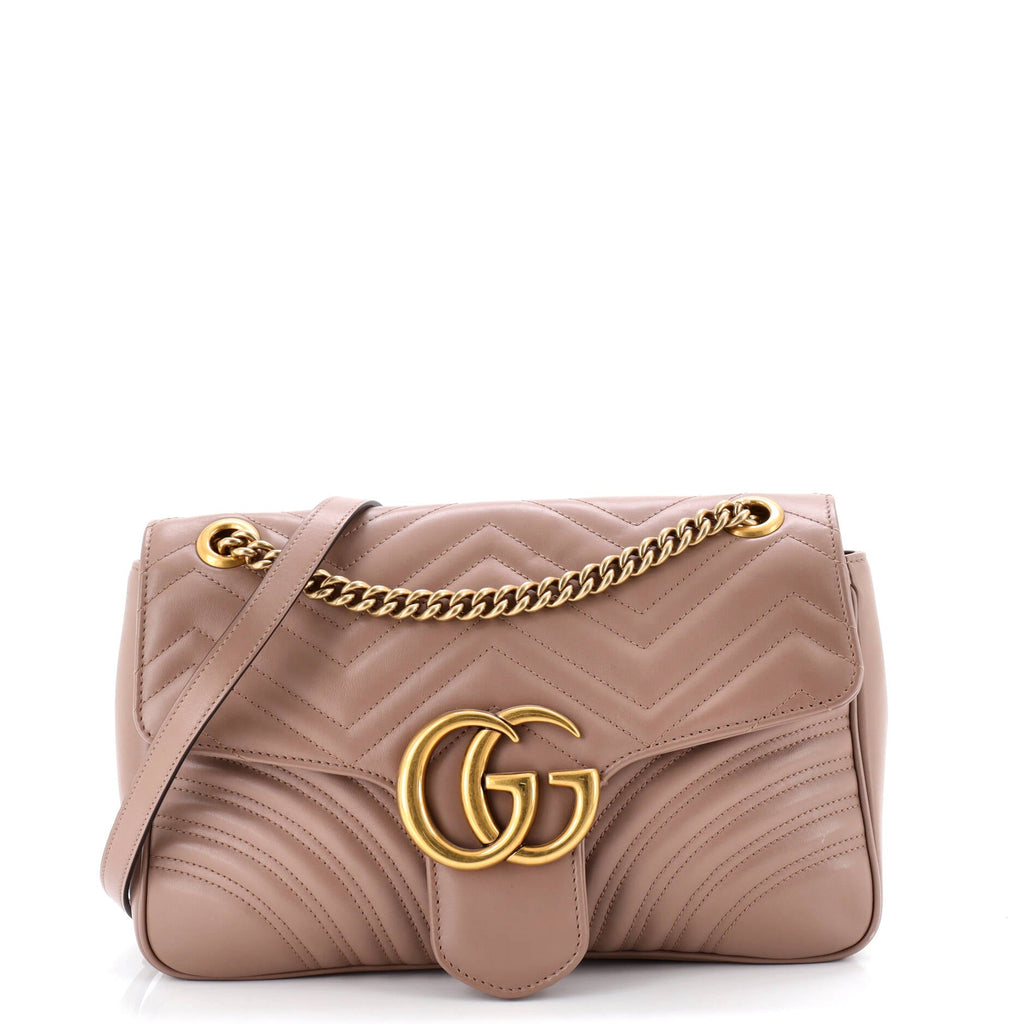 GG Marmont Flap Bag Matelasse Leather Medium