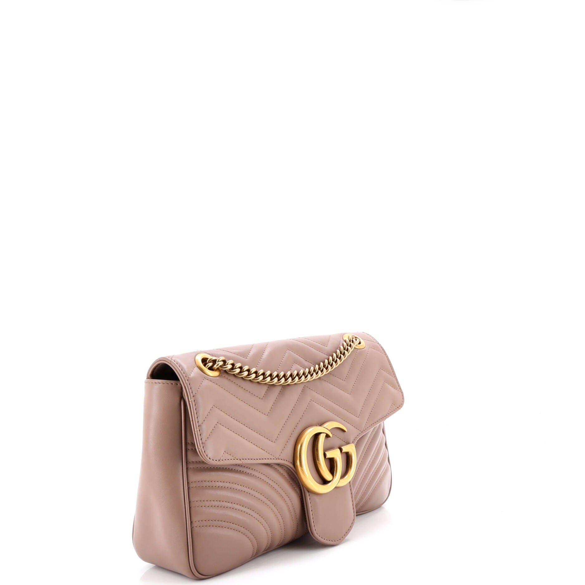 GG Marmont Flap Bag Matelasse Leather Medium
