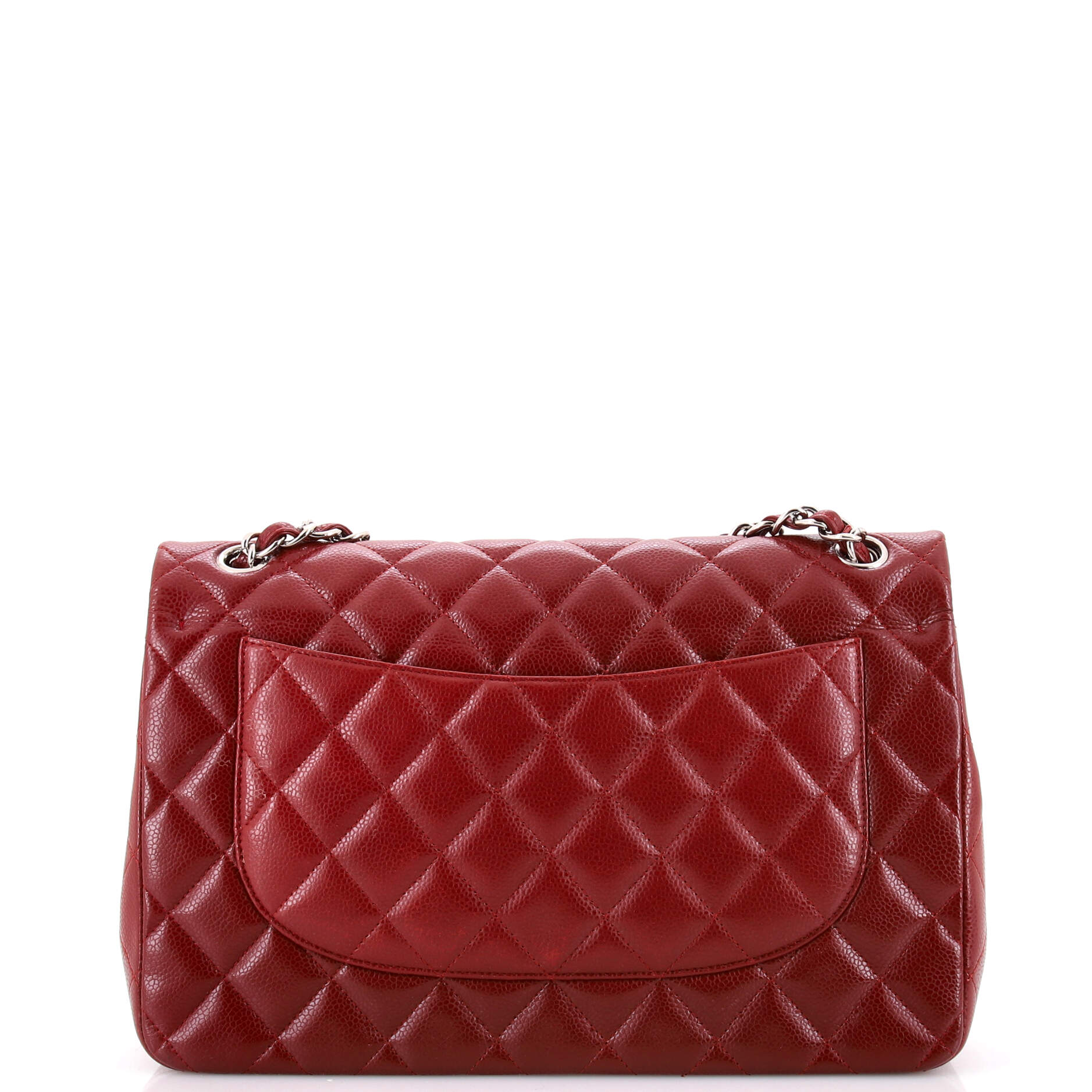 Classic Double Flap Bag Quilted Caviar Jumbo