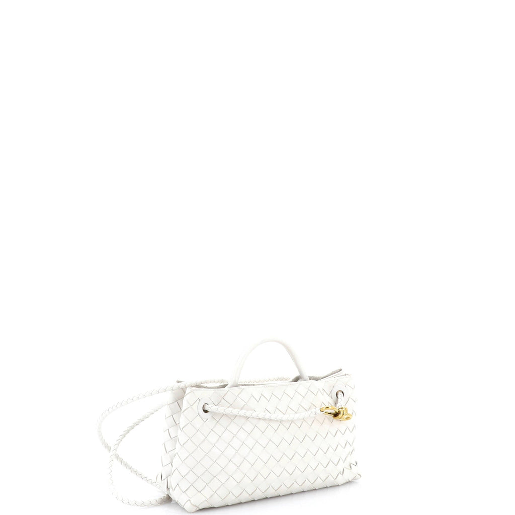 Andiamo East West Top Handle Bag Intrecciato Nappa Small