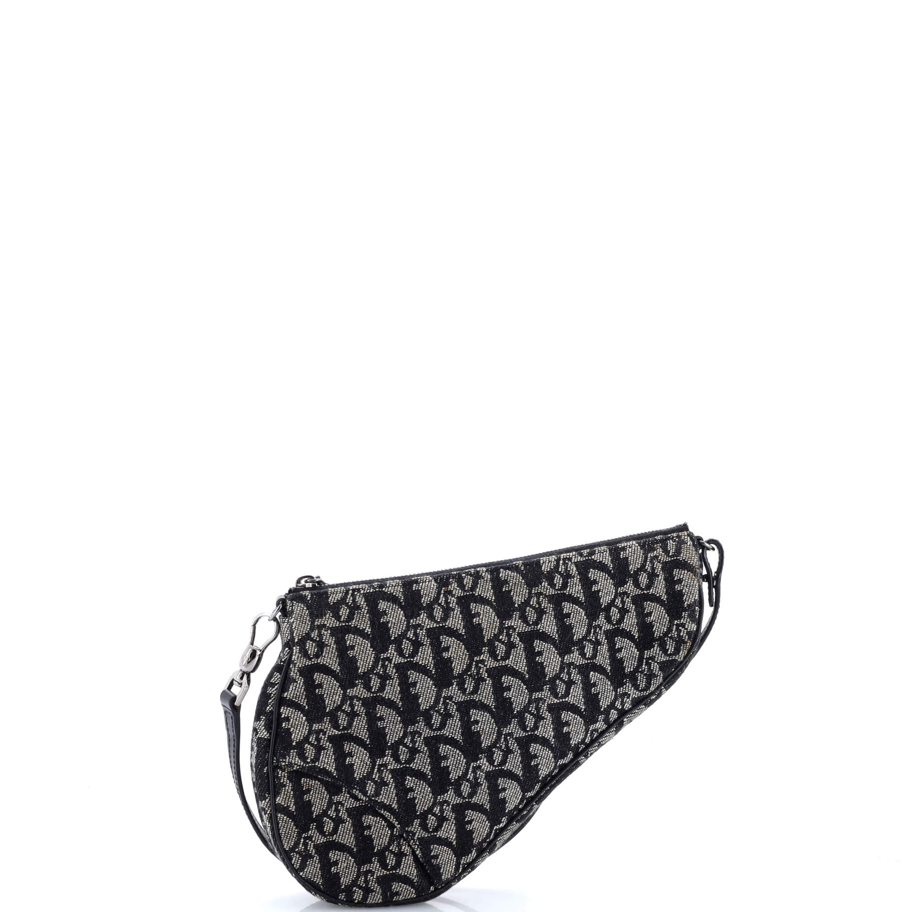 Vintage Saddle Bag Diorissimo Denim Mini