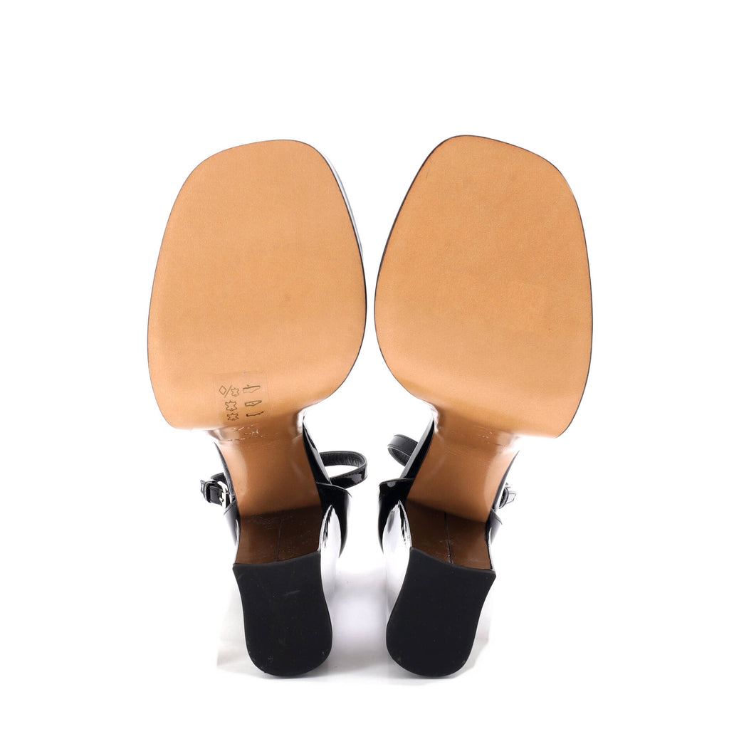 Women's Fame Platform Sandals Patent