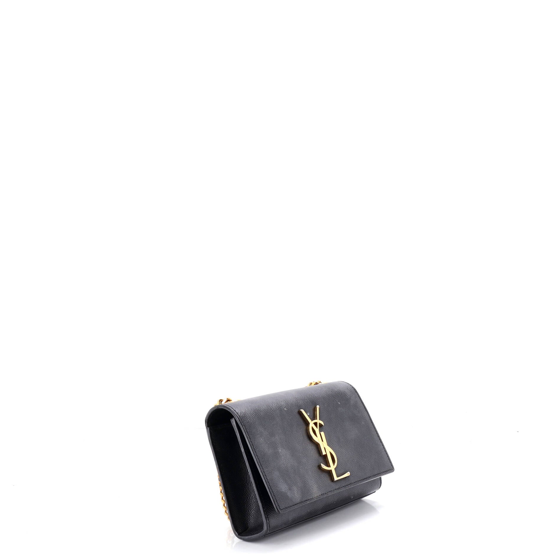Classic Monogram Crossbody Bag Grainy Leather Small