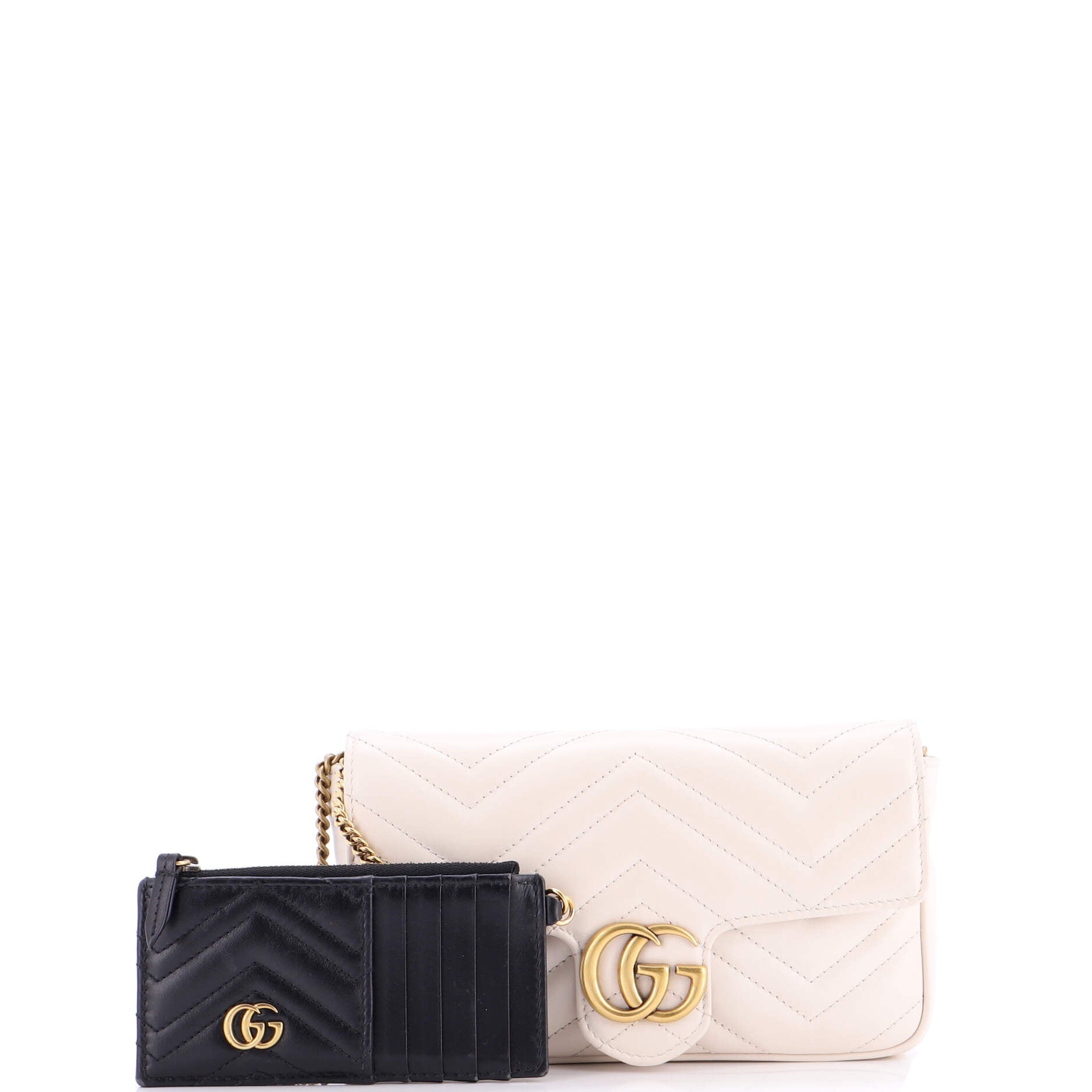 GG Marmont Wallet on Chain Matelasse Leather Mini