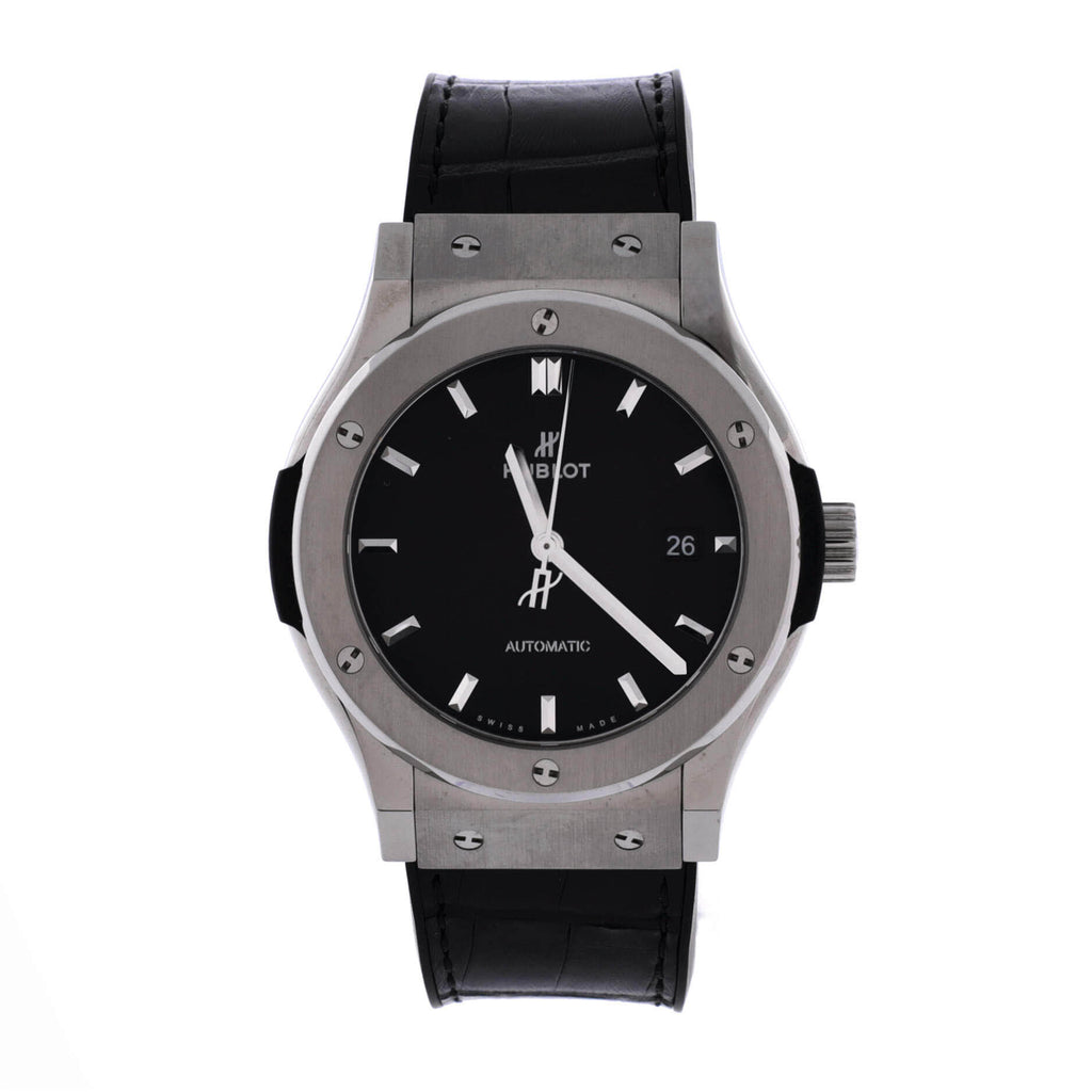 Classic Fusion Automatic Watch Titanium and Alligator with Rubber 42