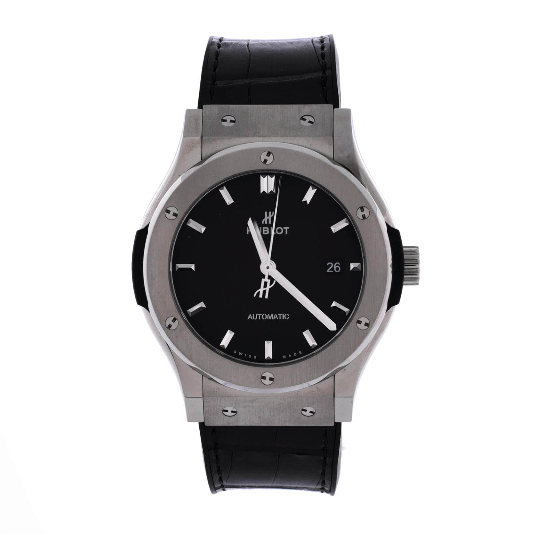 Classic Fusion Automatic Watch Titanium and Alligator with Rubber 42