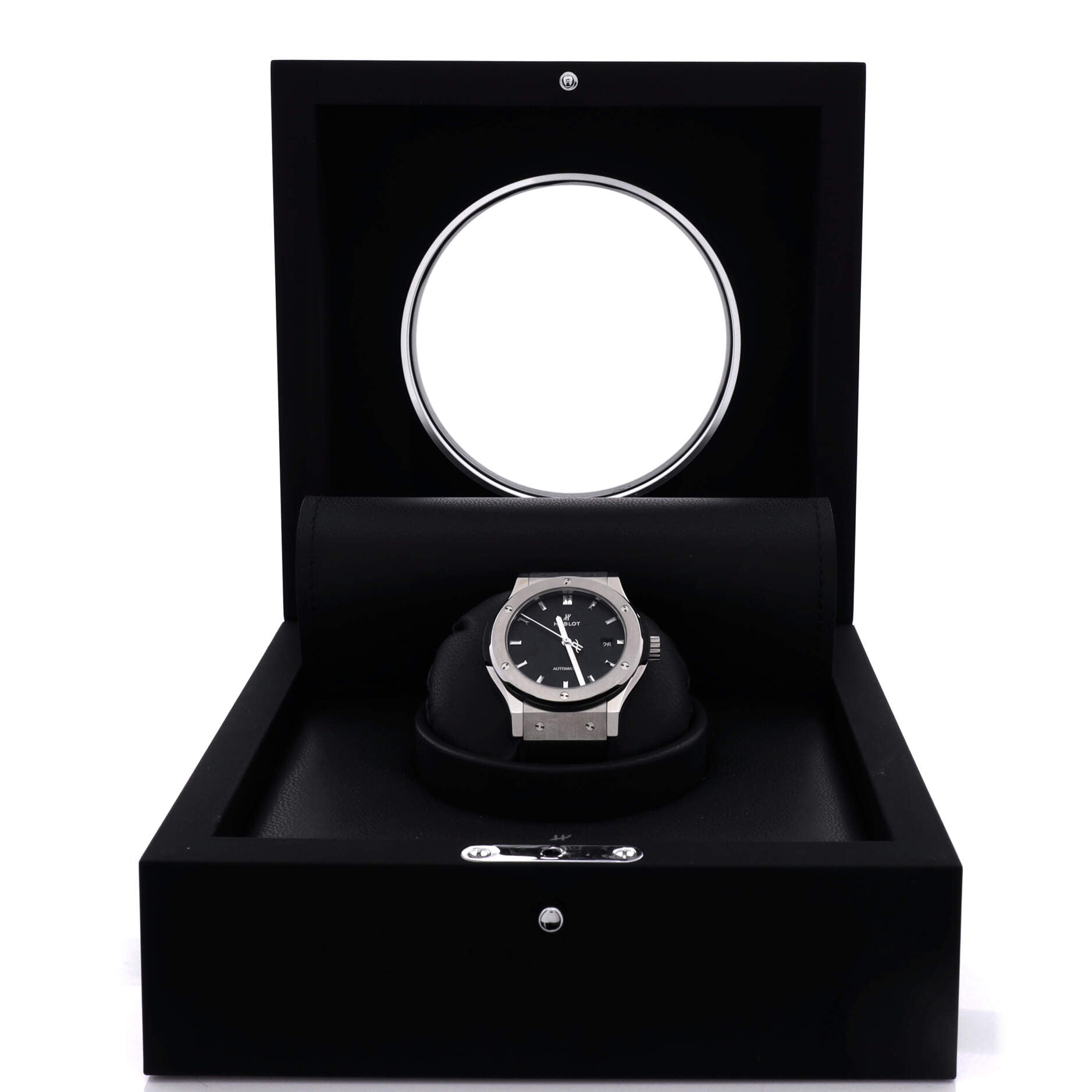 Classic Fusion Automatic Watch Titanium and Alligator with Rubber 42