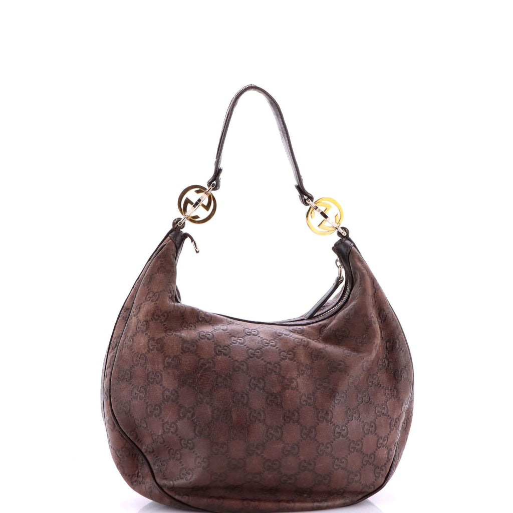 Twins Hobo Guccissima Leather Medium