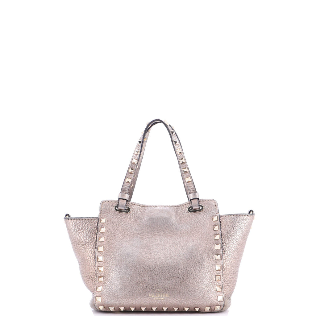 Rockstud Tote Pebbled Leather Medium