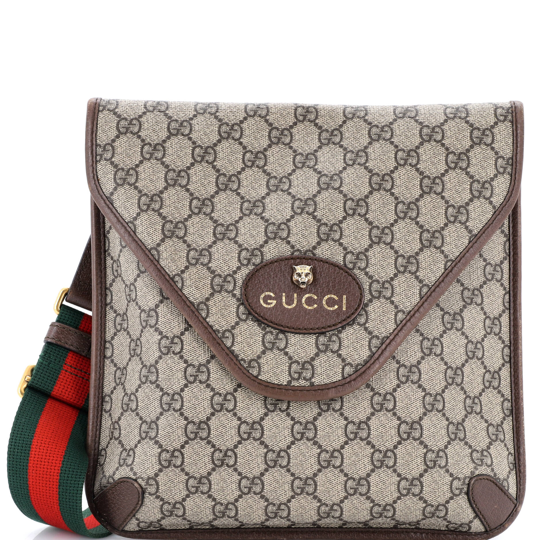 Neo Vintage Envelope Messenger GG Coated Canvas Medium