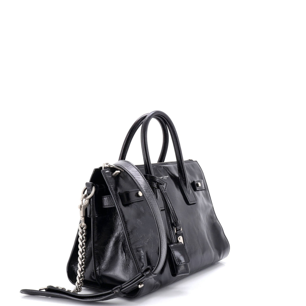 Sac de Jour Souple Zip Tote Crinkled Glazed Leather Baby