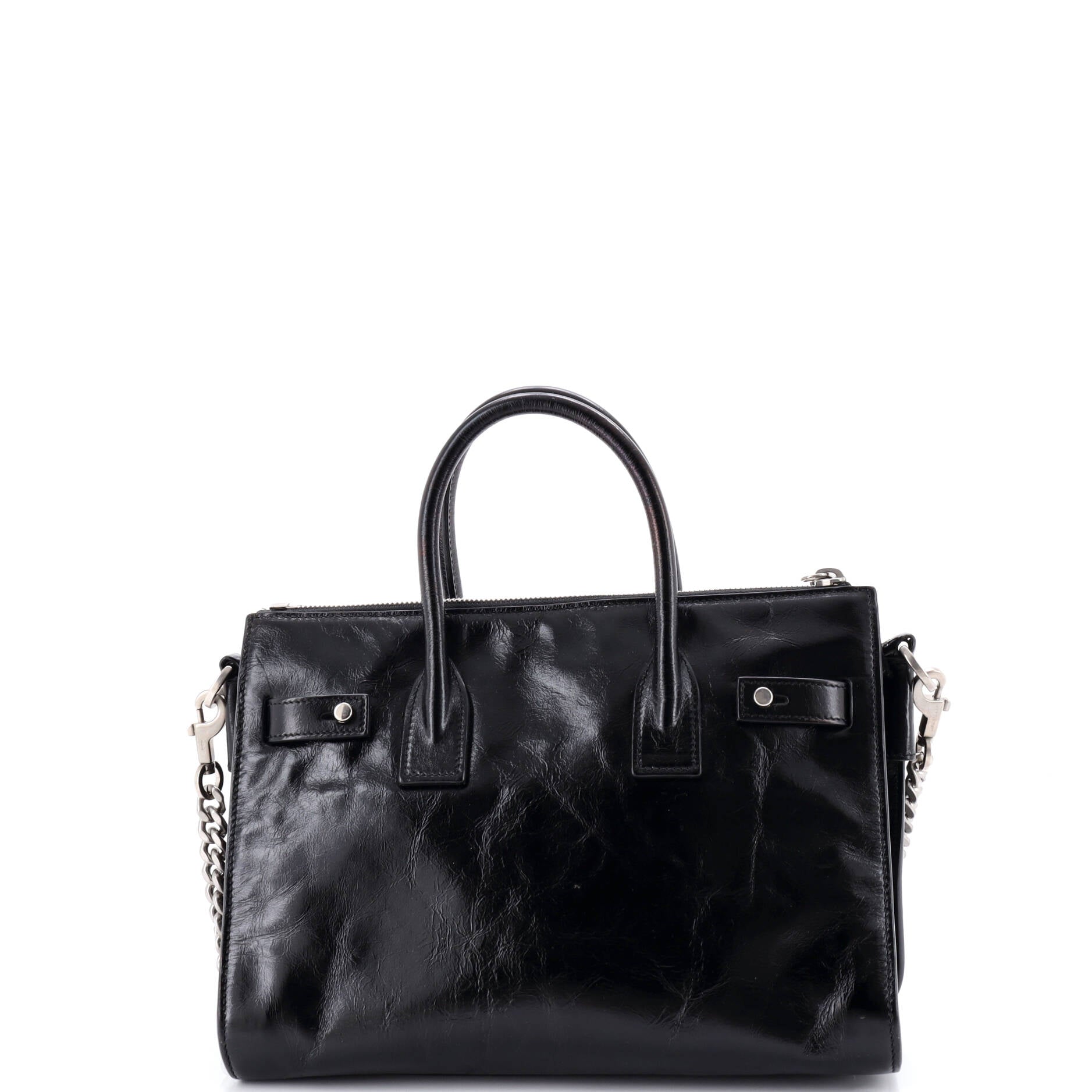 Sac de Jour Souple Zip Tote Crinkled Glazed Leather Baby
