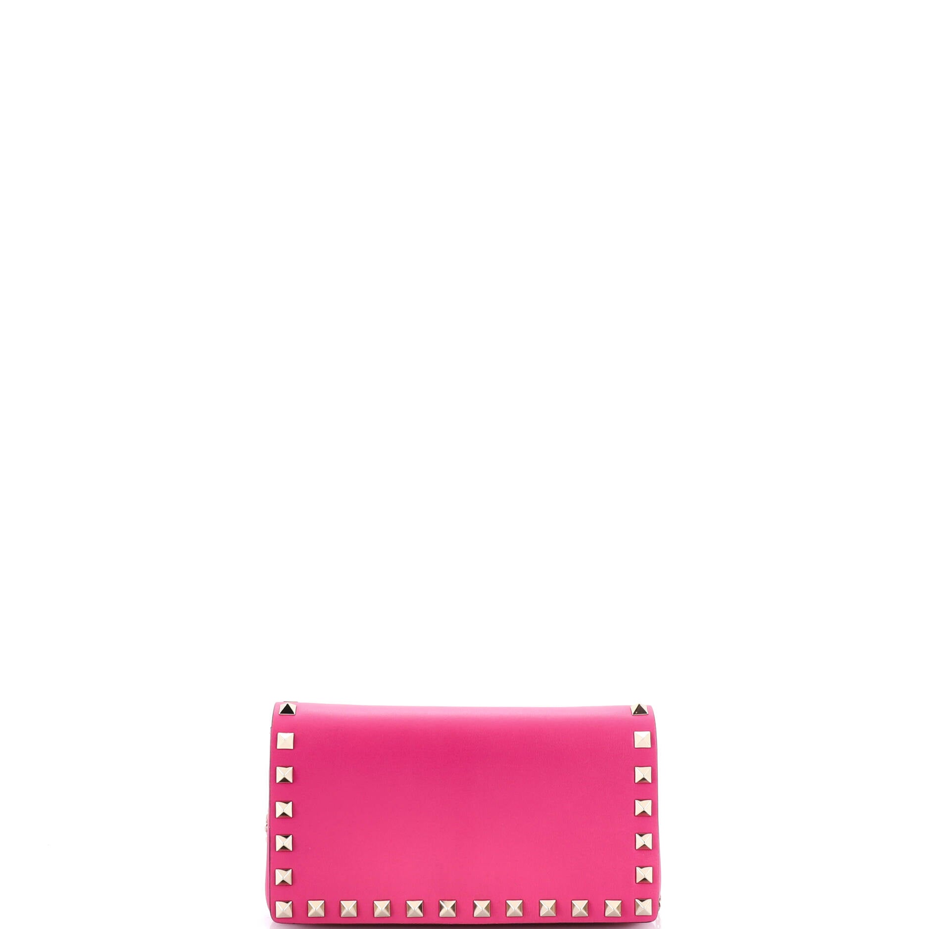Rockstud Full Flap Chain Crossbody Bag Leather Small