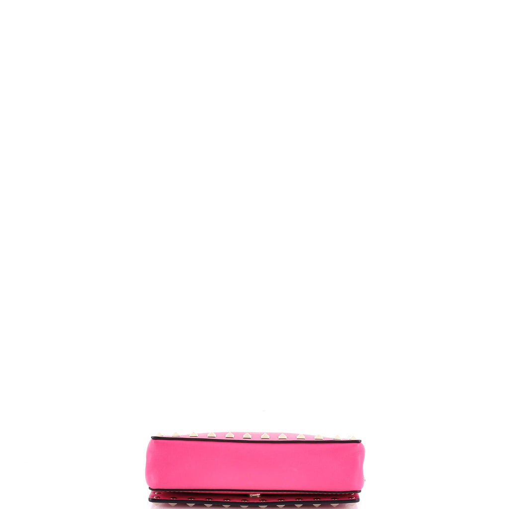 Rockstud Full Flap Chain Crossbody Bag Leather Small