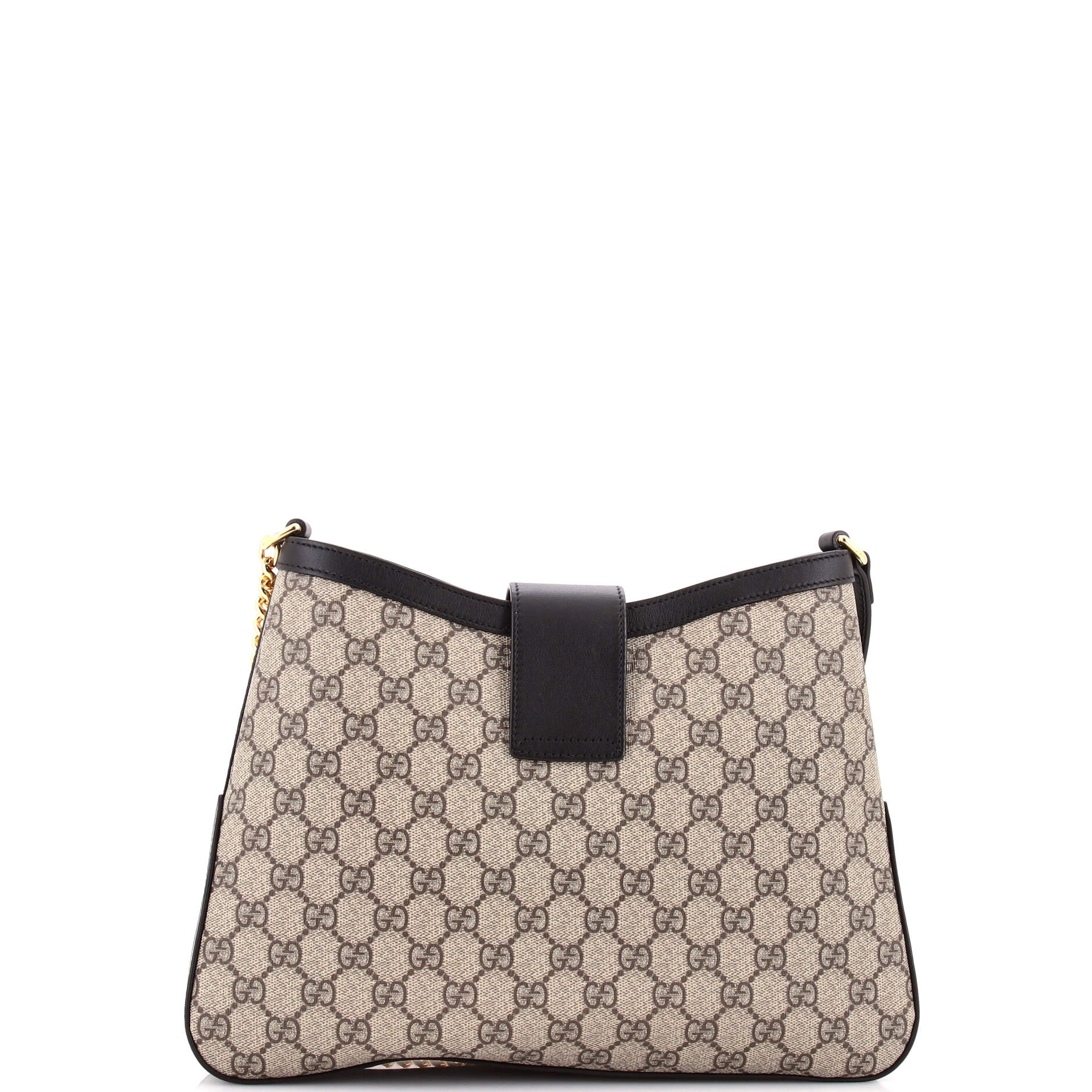 Padlock Chain Shoulder Bag GG Coated Canvas with Leather Medium