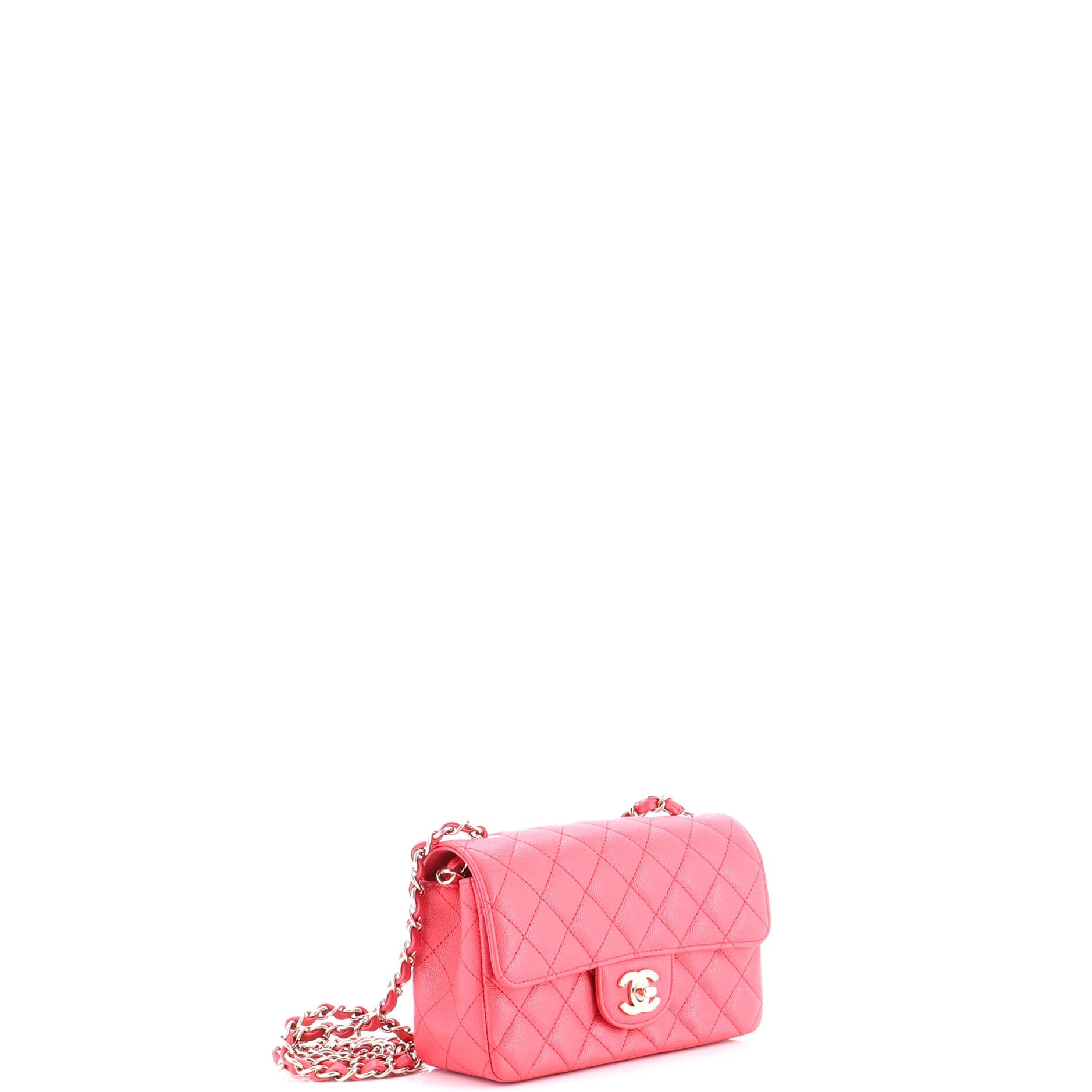 Classic Single Flap Bag Quilted Caviar Mini